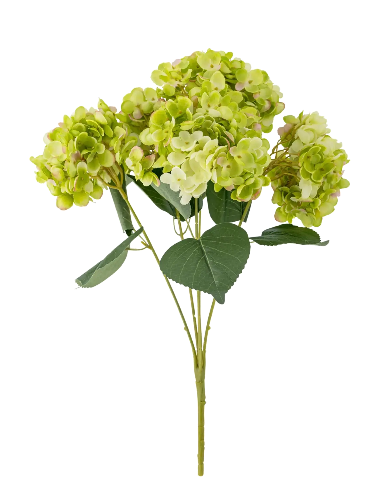 Bloomingville Hydrangea Stem white - Valentinsgaver - WHITE / green