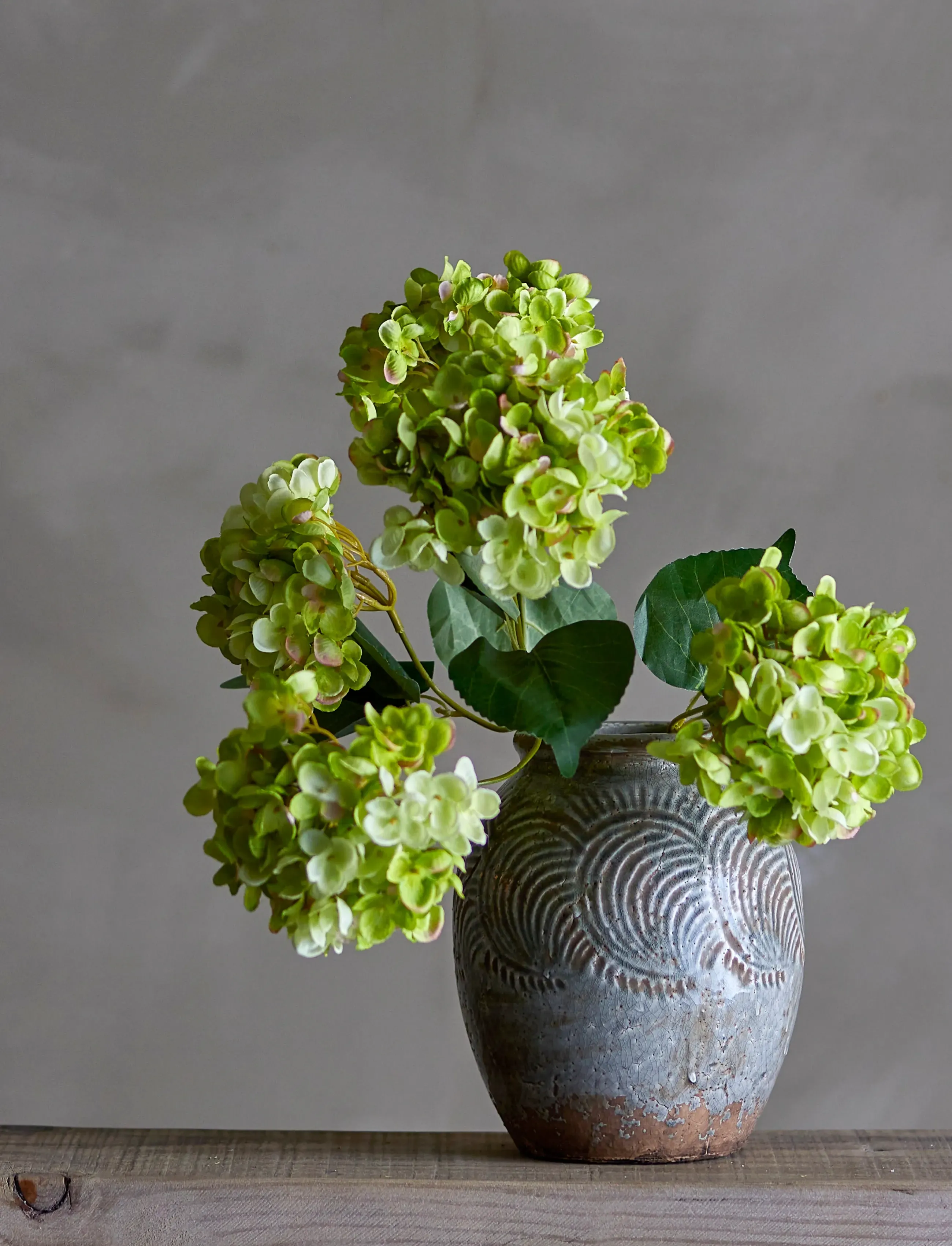 Bloomingville Hydrangea Stem, H49 cm, Decoration, Grün - Dried & Fake Flowers, Homeware