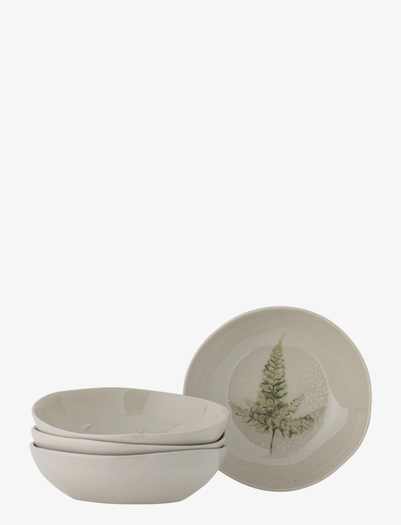 Bloomingville Bea Soup Plate, Deep Plade, Creme, Str: Ø 21 CM