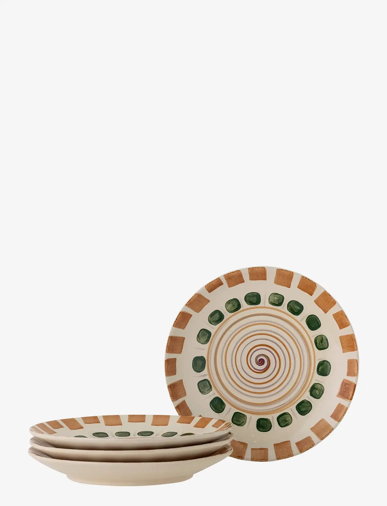 Bloomingville - Shama Plate - asietter - green - 0