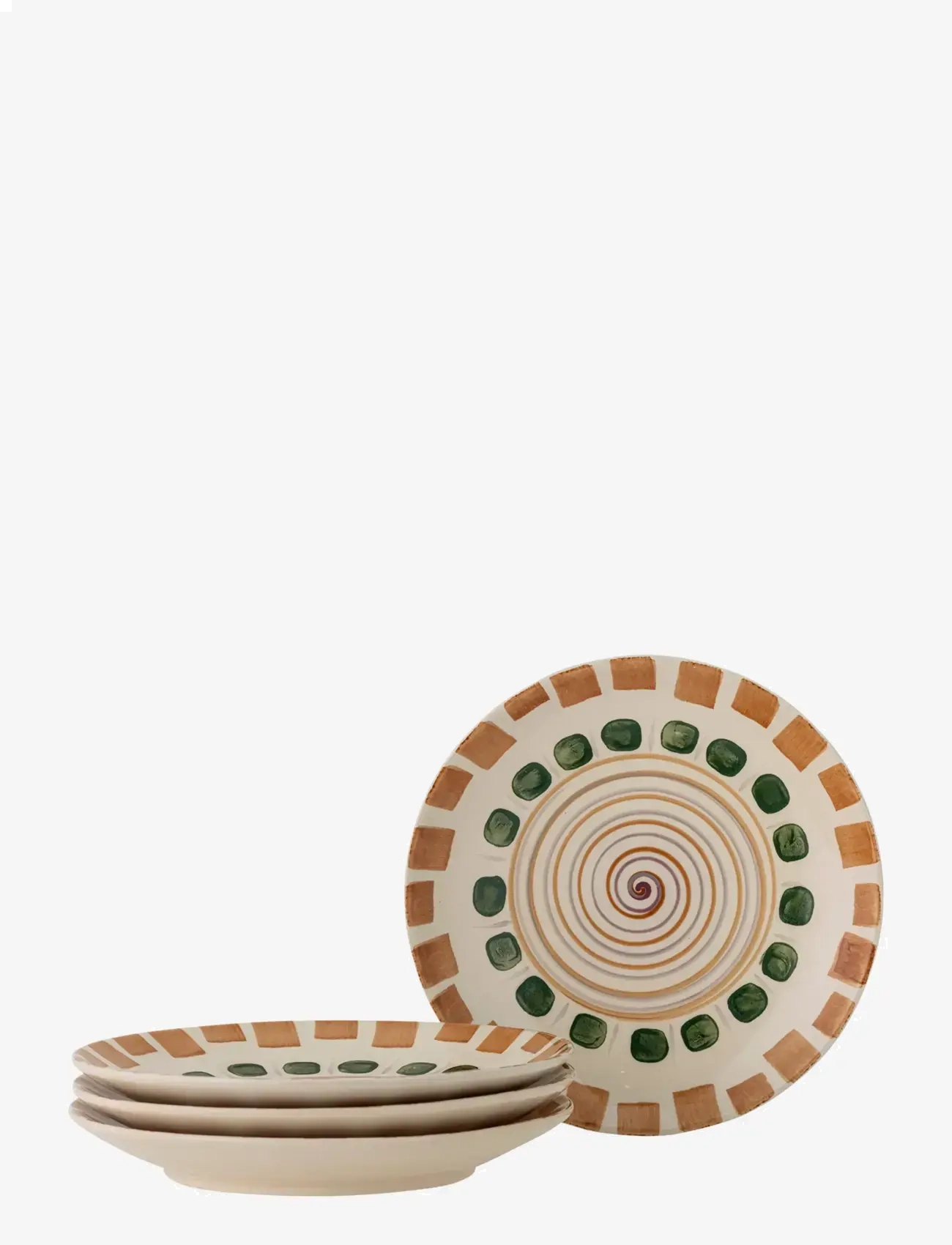 Bloomingville Shama Plate - Small plates - GREEN / multi