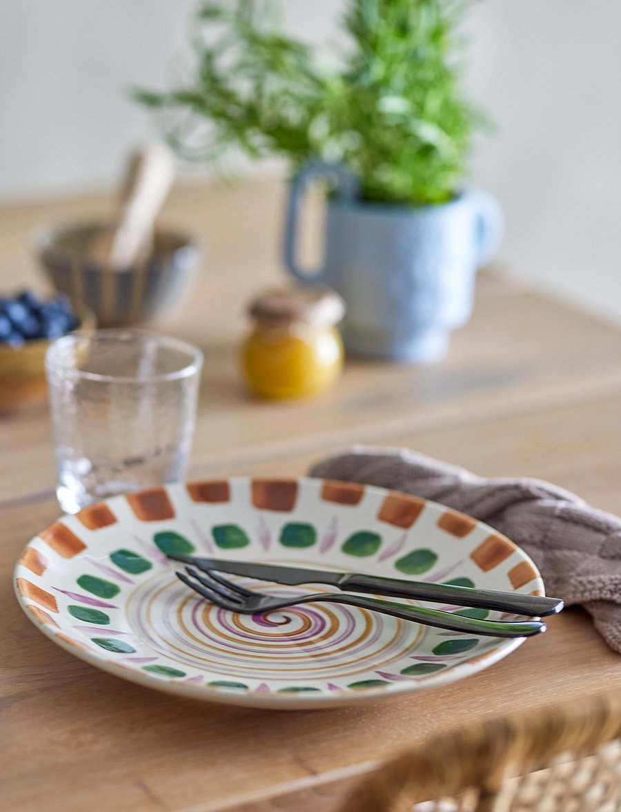Bloomingville - Shama Plate - väikesed taldrikud - green - 0