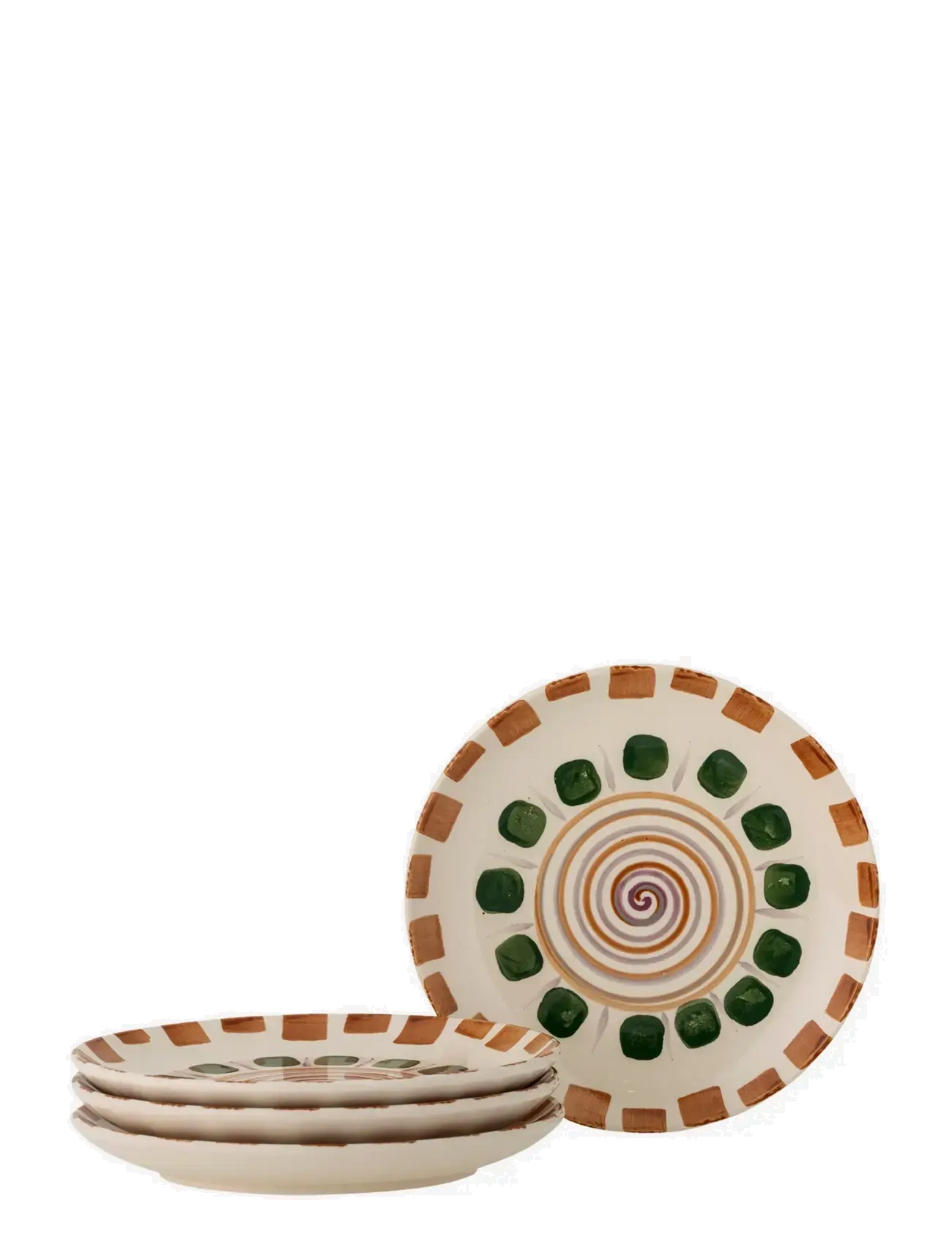 Bloomingville - Shama Plate - väikesed taldrikud - green - 0