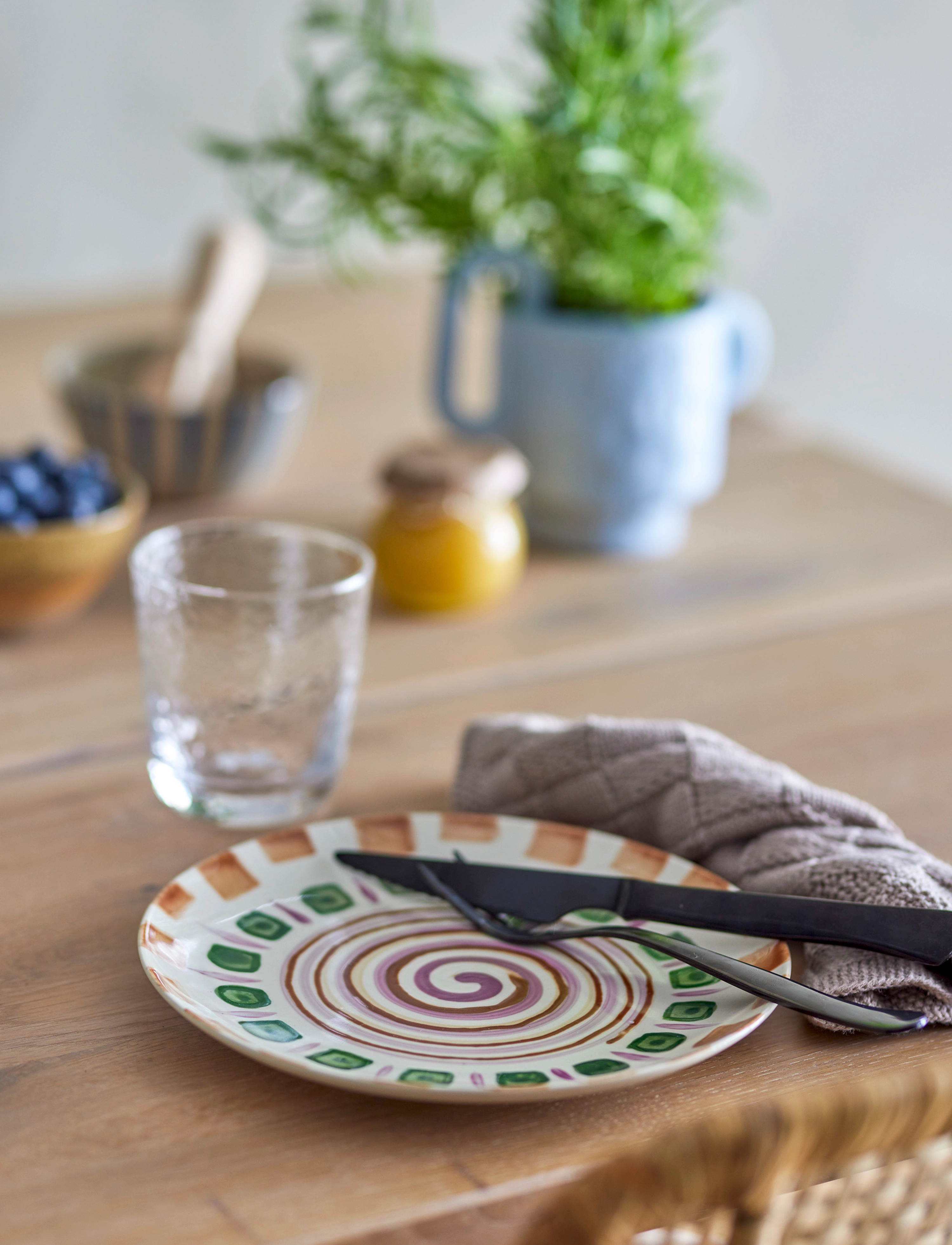 Bloomingville - Shama Plate - väikesed taldrikud - green - 1