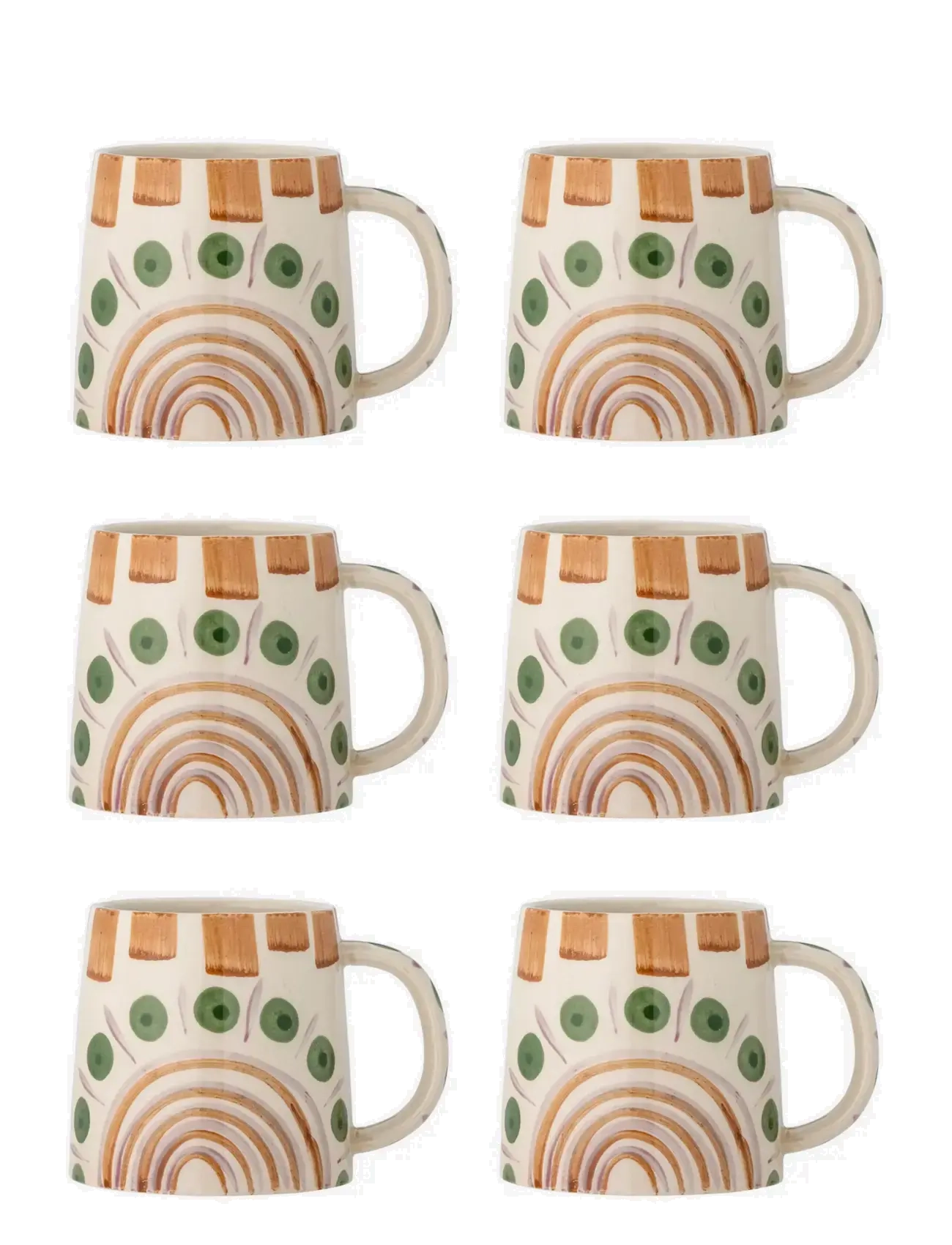 Bloomingville Shama Mug, Coffee Kop, Multi/mønstret, Str: 51.5 CL