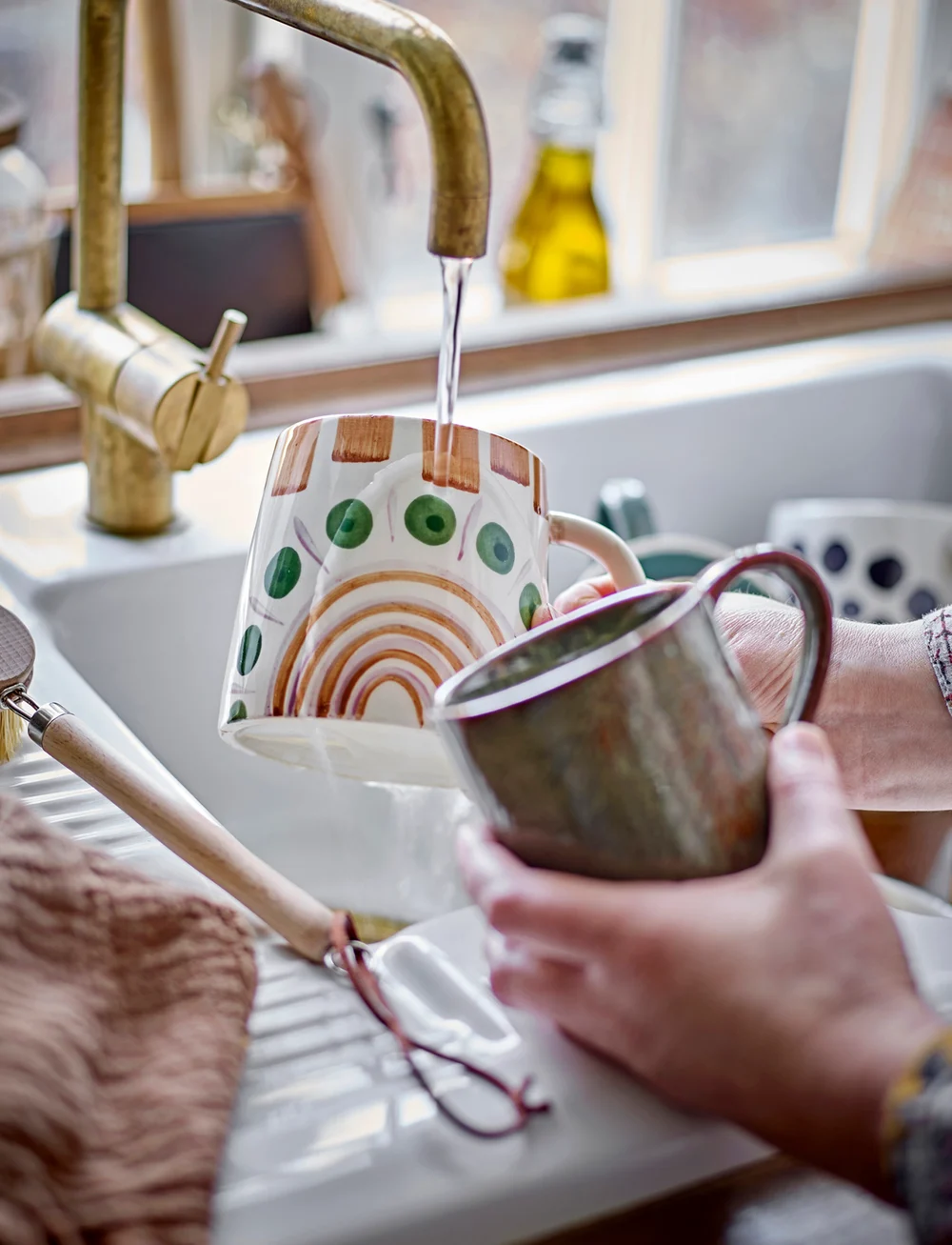 Bloomingville - Shama Mug - nach preis einkaufen - green - 1