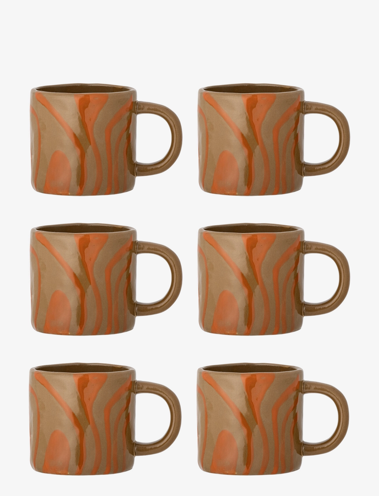 Bloomingville Ninka Mug, Coffee Kop, Orange, Str: 25 CL