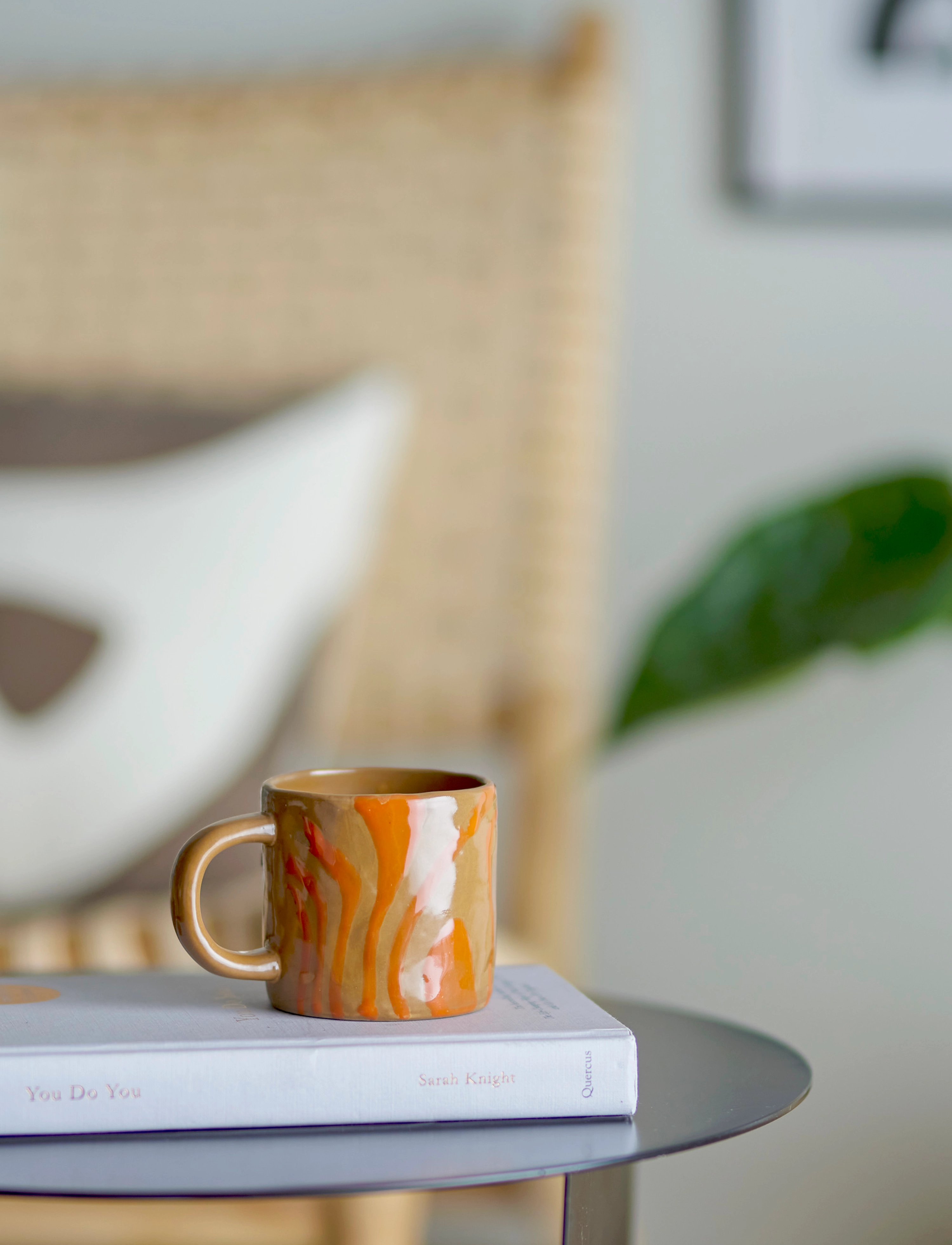 Bloomingville Ninka Mug, 25 CL, Cups & Mugs, Orange - Coffee Cups, Homeware