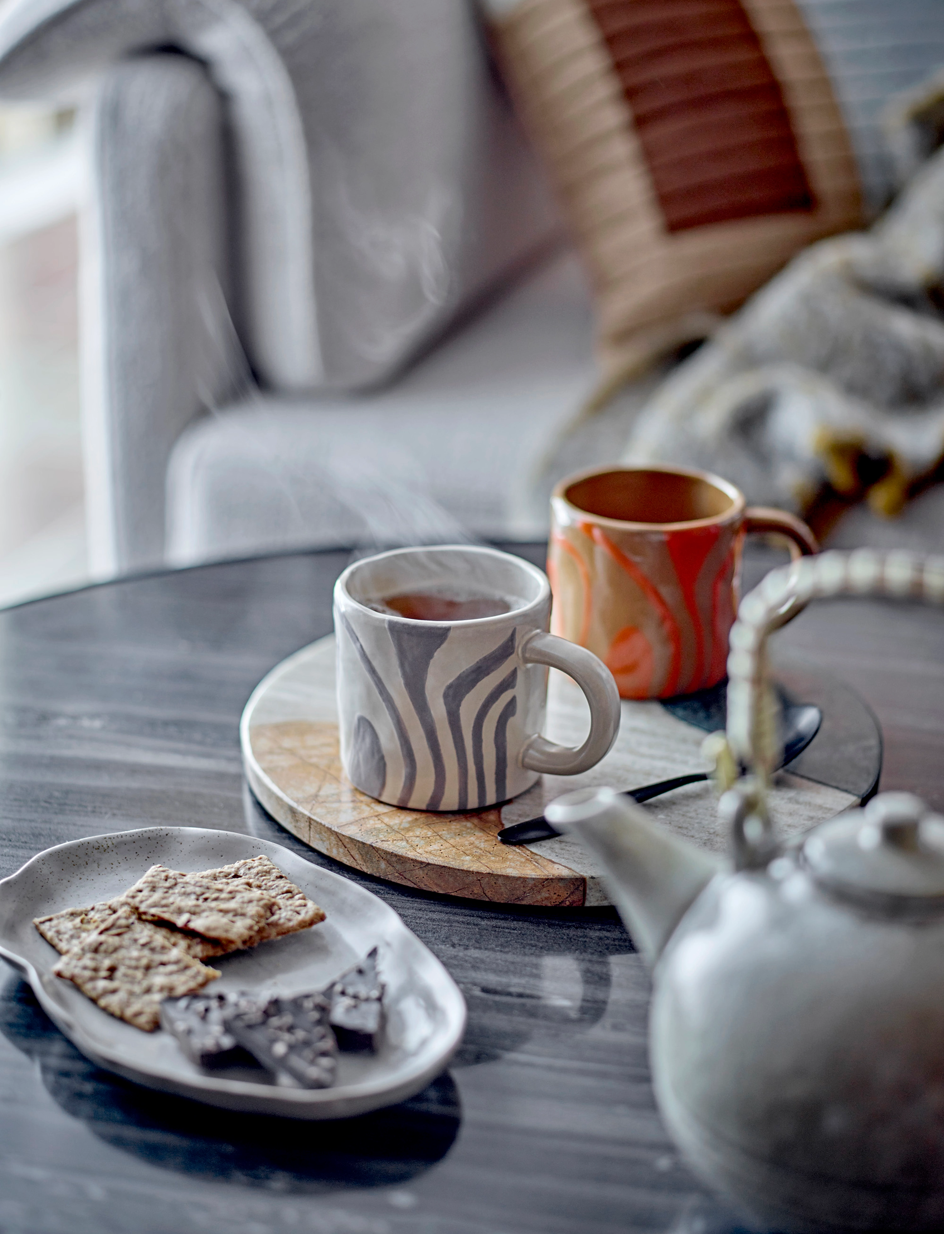 Bloomingville Ninka Mug, 25 CL, Cups & Mugs, Grau - Coffee Cups, Homeware
