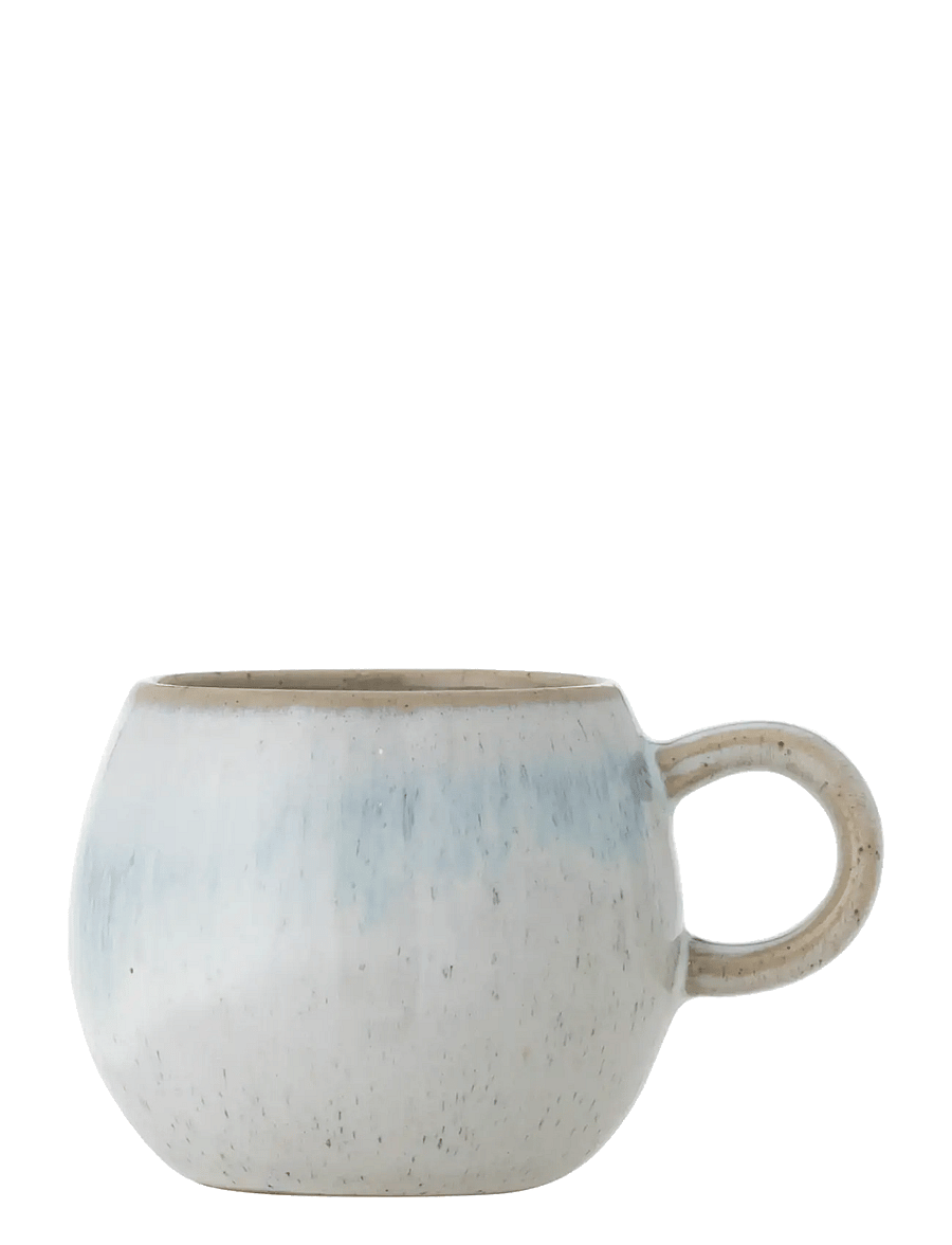 Bloomingville - Paula Espresso Cup, Blue, Stoneware - teetassen - blue - 1