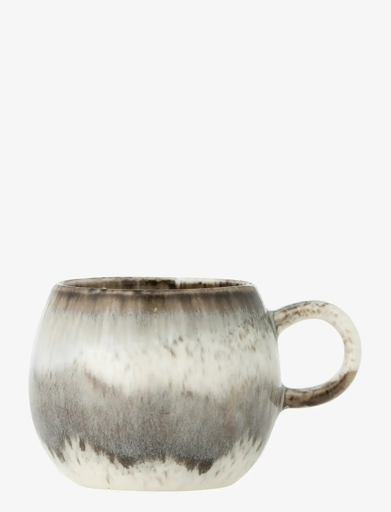 Bloomingville - Paula Espresso Cup, Grey, Stoneware - teetassen - grey - 1