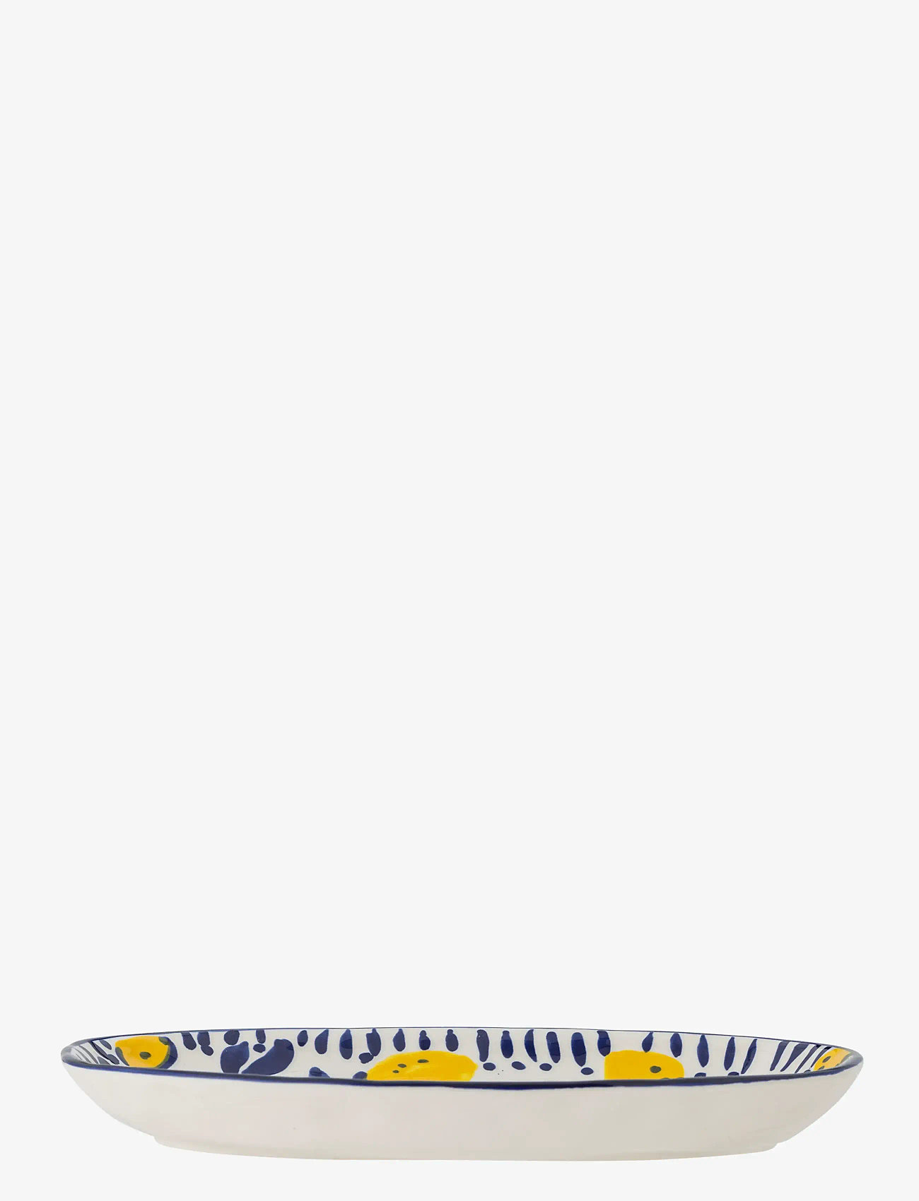 Bloomingville - Maxima Serving Plate, Blue, Stoneware - serving platters - blue - 2