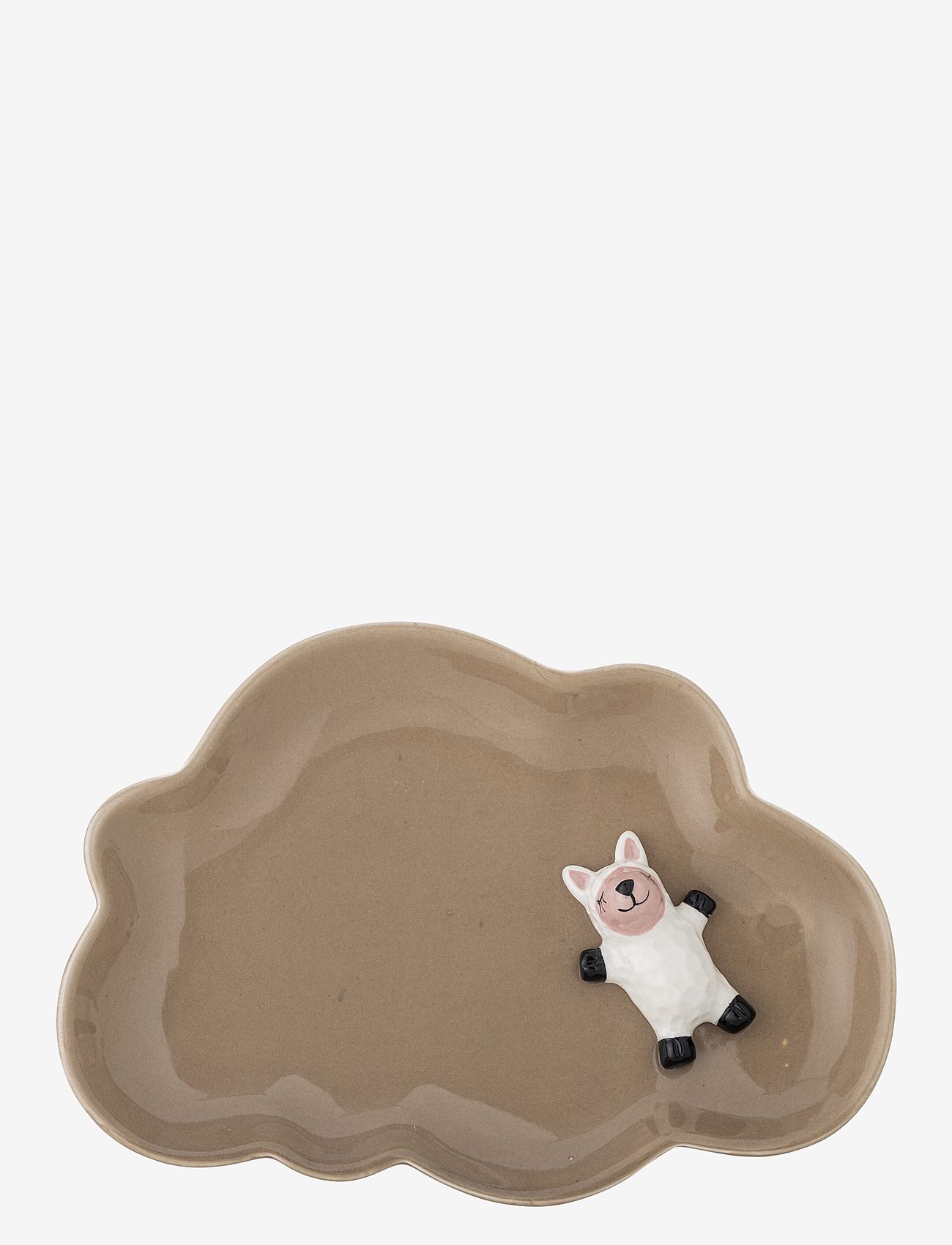 Bloomingville - Dolly Plate - tallerkner - brown - 3