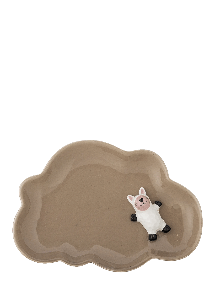 Bloomingville - Dolly Plate - die niedrigsten preise - brown - 2