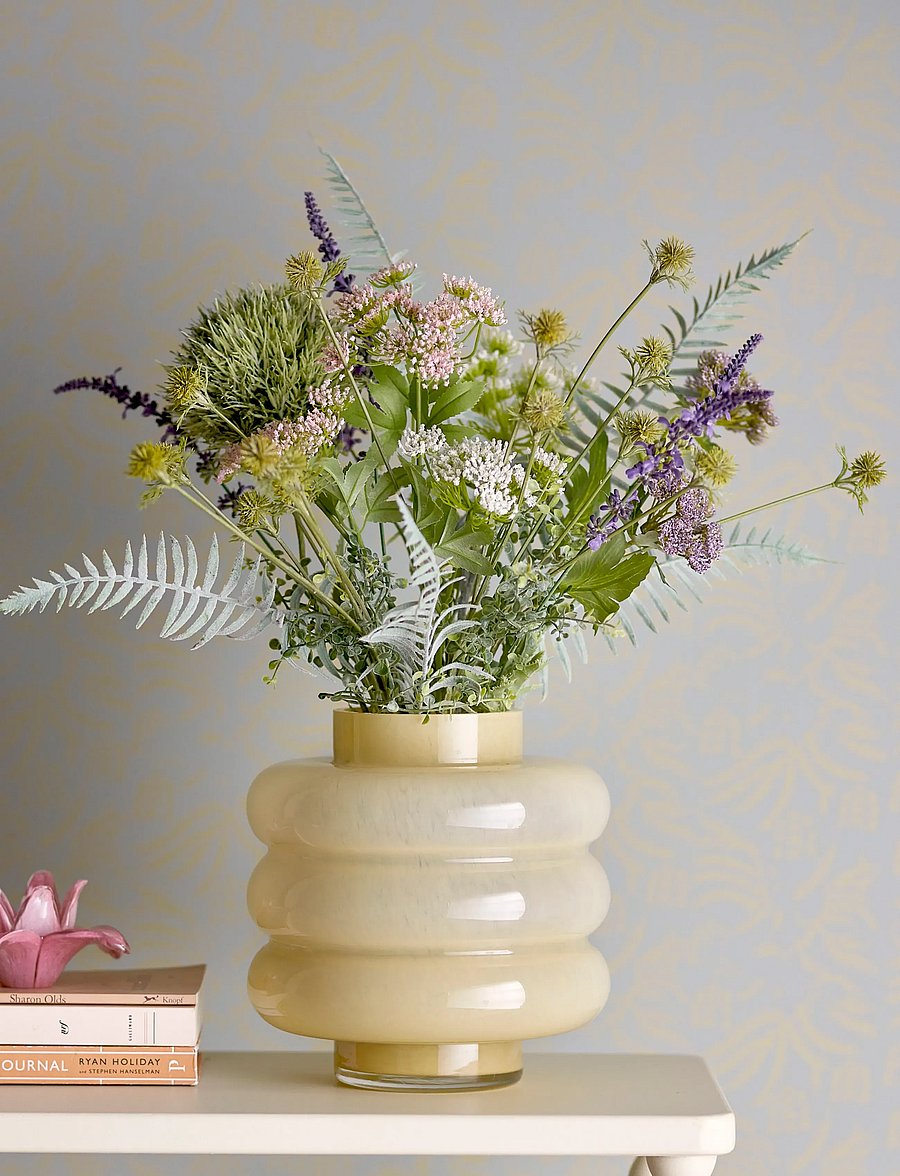 Bloomingville - Sahara Vase - sünnipäevakingitused - yellow - 1