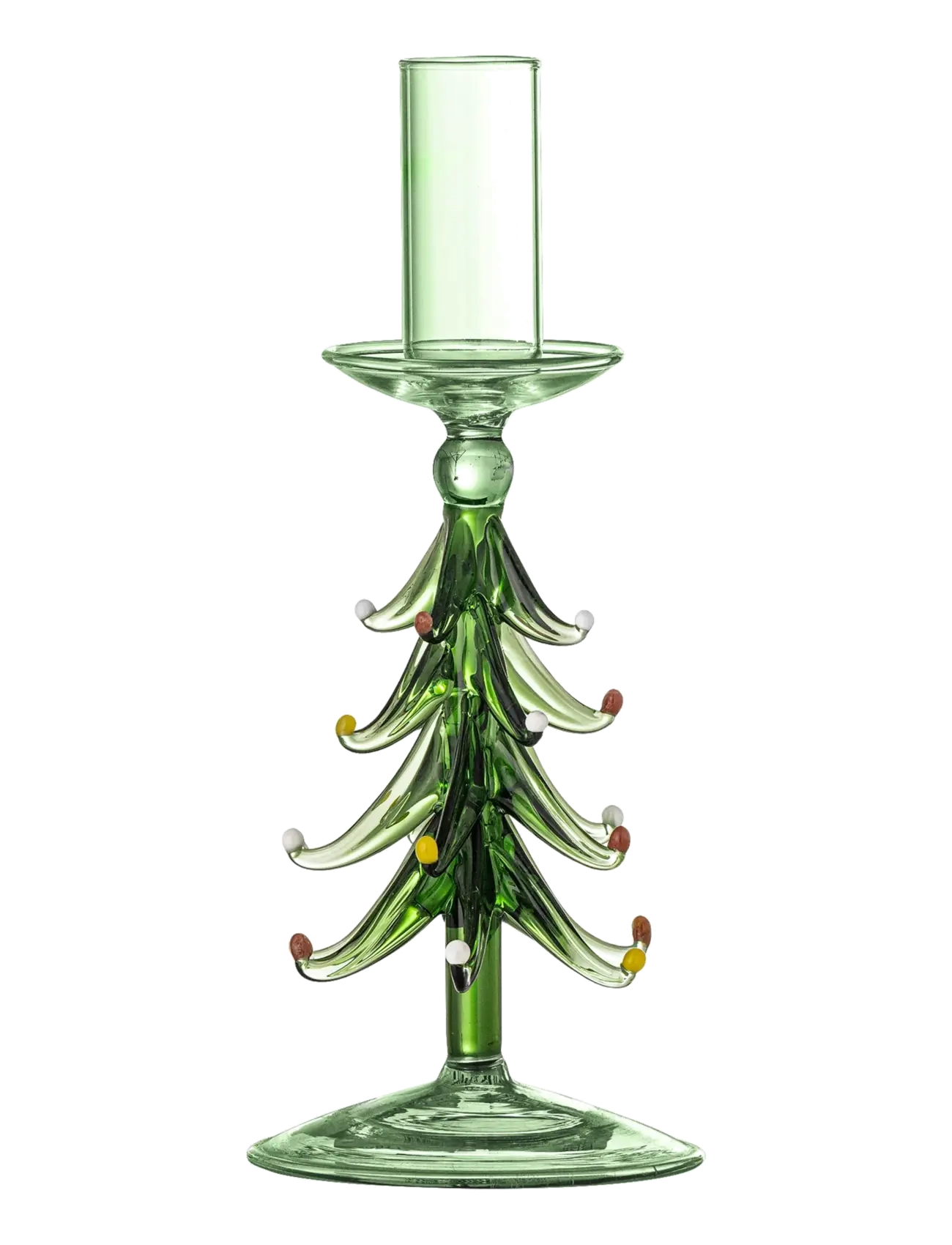 Bloomingville Brant Candle Holder - Kerzenhalter & Kerzenständer - GREEN / green