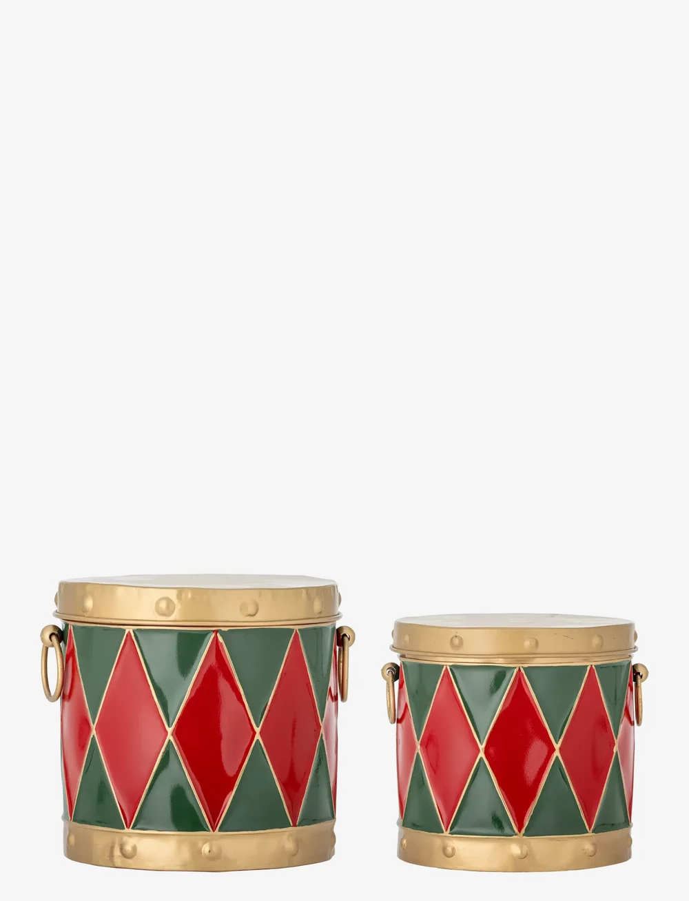 Bloomingville - Yuri Box w/Lid - aufbewahrungsboxen - red - 1