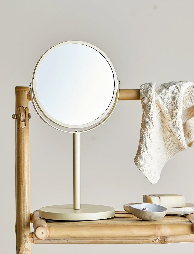 Bloomingville - Milde Table Mirror, Nature, Metal - vannitoapeeglid - beige - 0