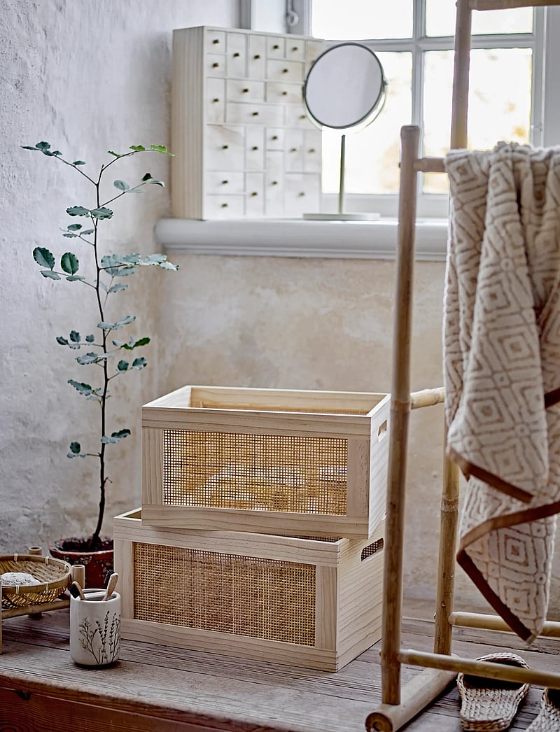 Bloomingville - Milde Table Mirror, Nature, Metal - vannitoapeeglid - beige - 3