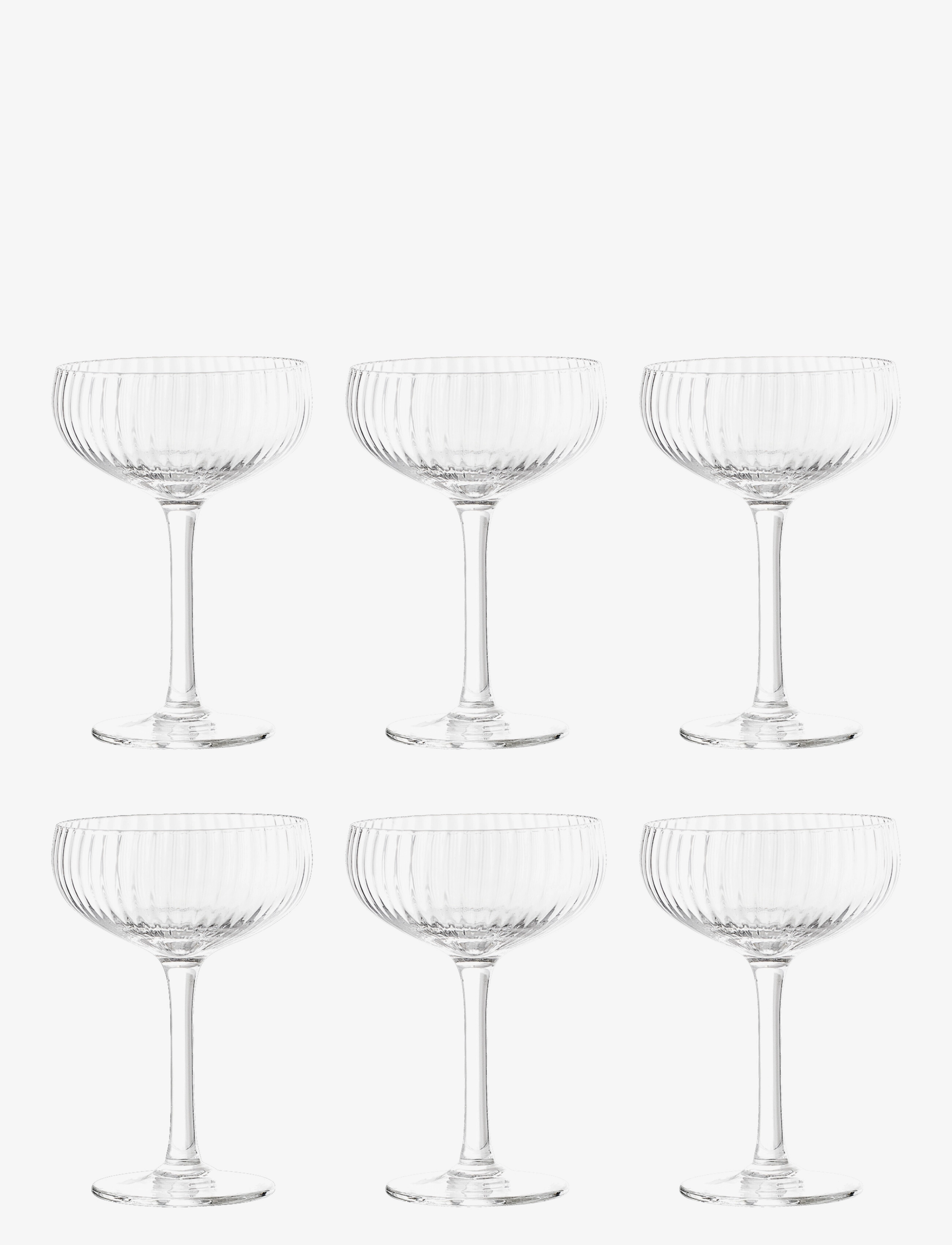 Bloomingville Astrid Champagne Glass, Ø11XH15 cm, Nude, Glas > Champagneglas, Unisex