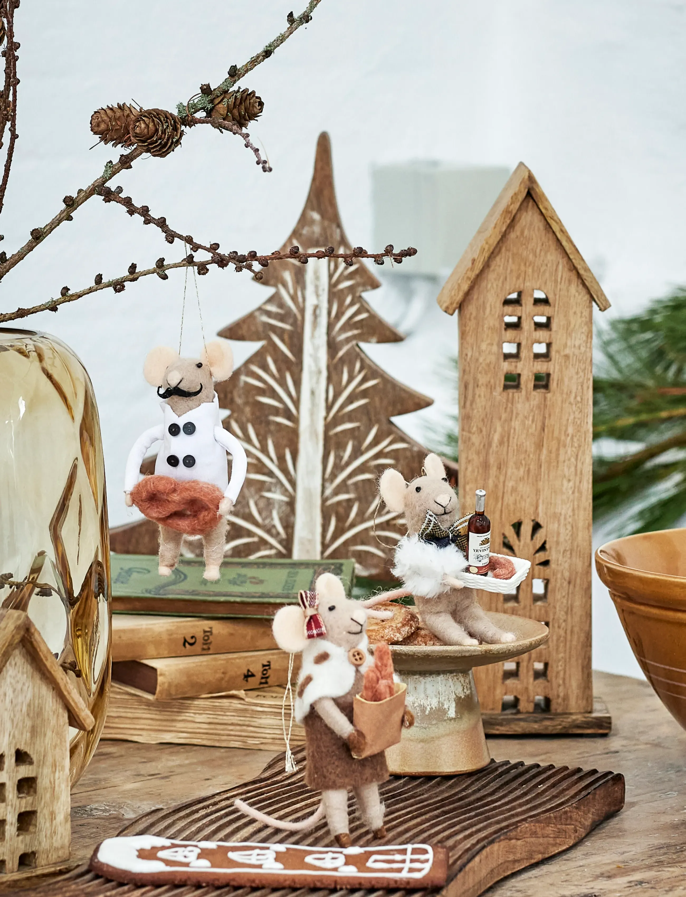 Bloomingville - Peo Ornament - natural - 2