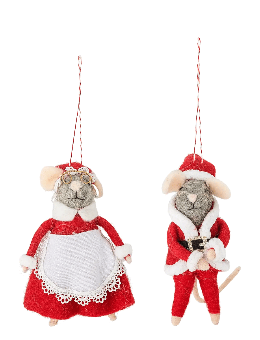 Bloomingville - Peo Ornament - red - 1