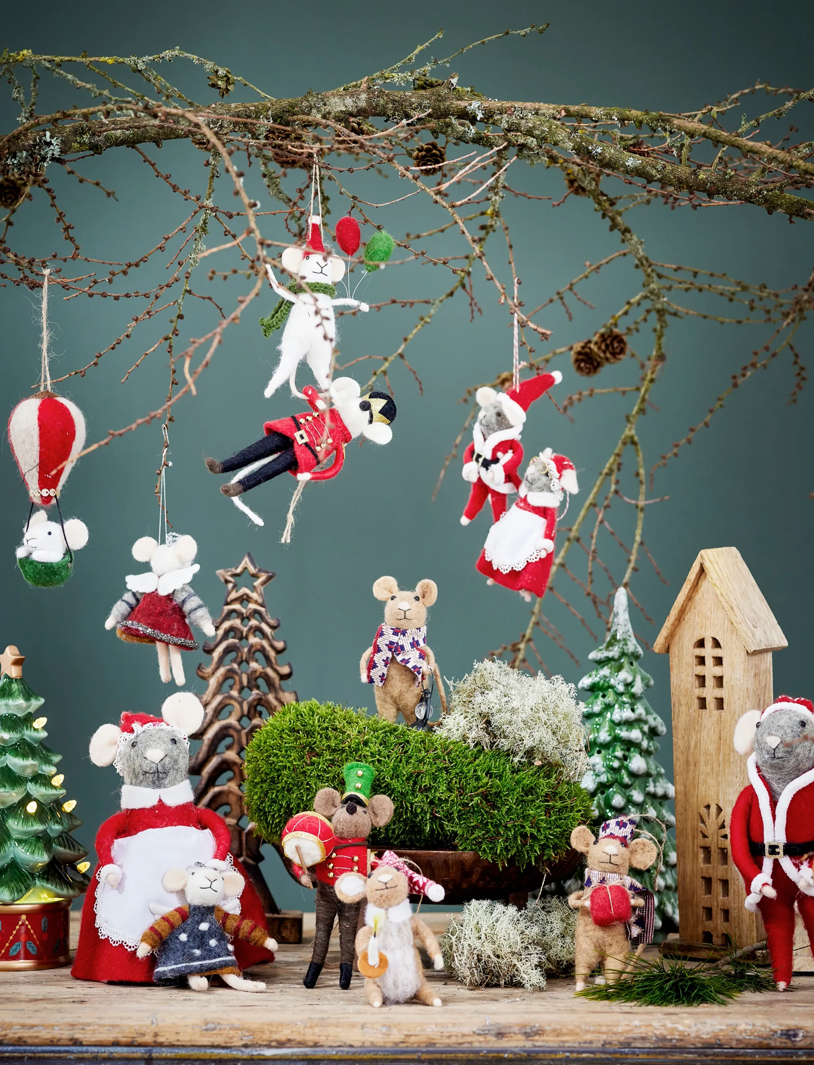 Bloomingville - Peo Ornament - red - 0
