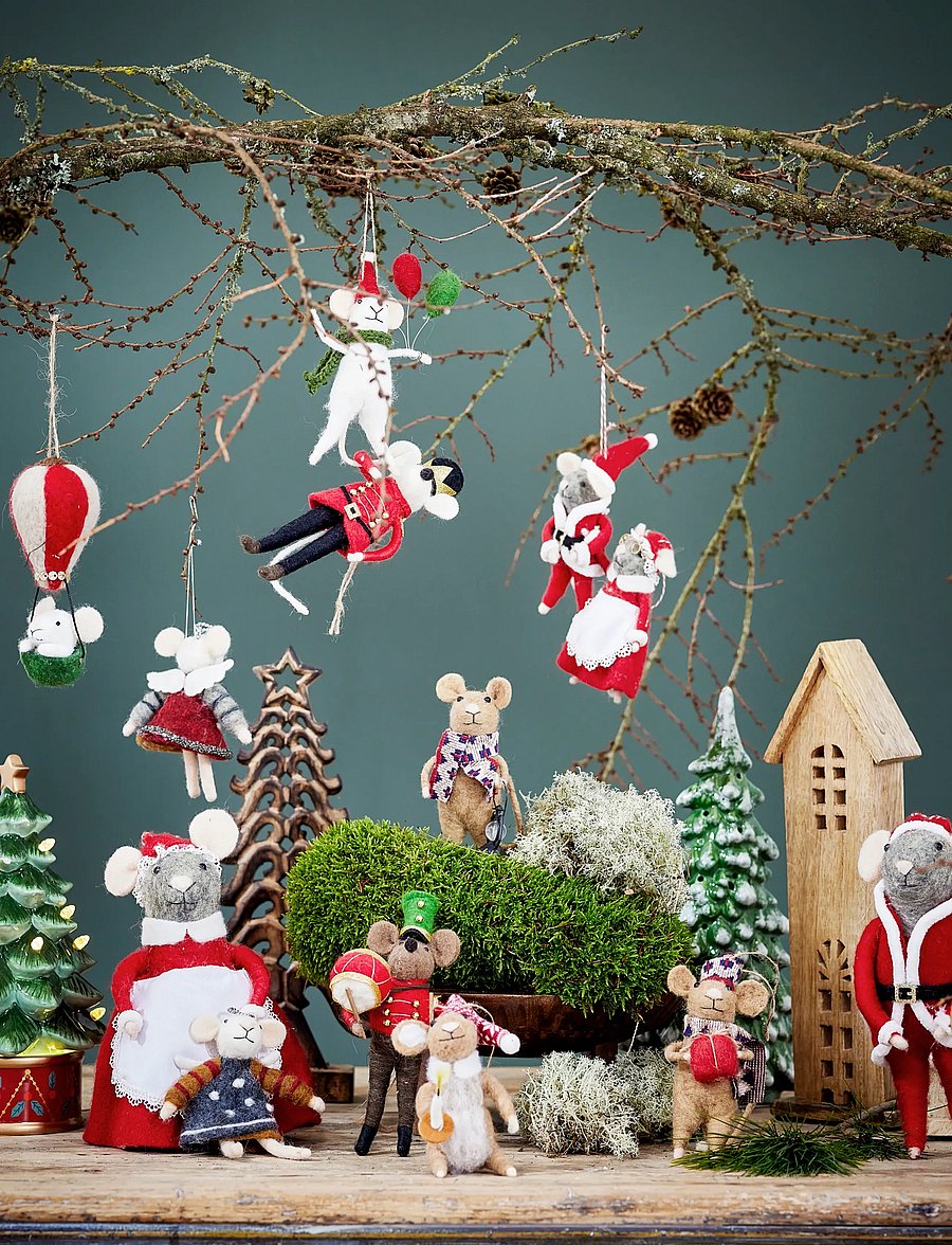 Bloomingville - Peo Ornament - red - 0