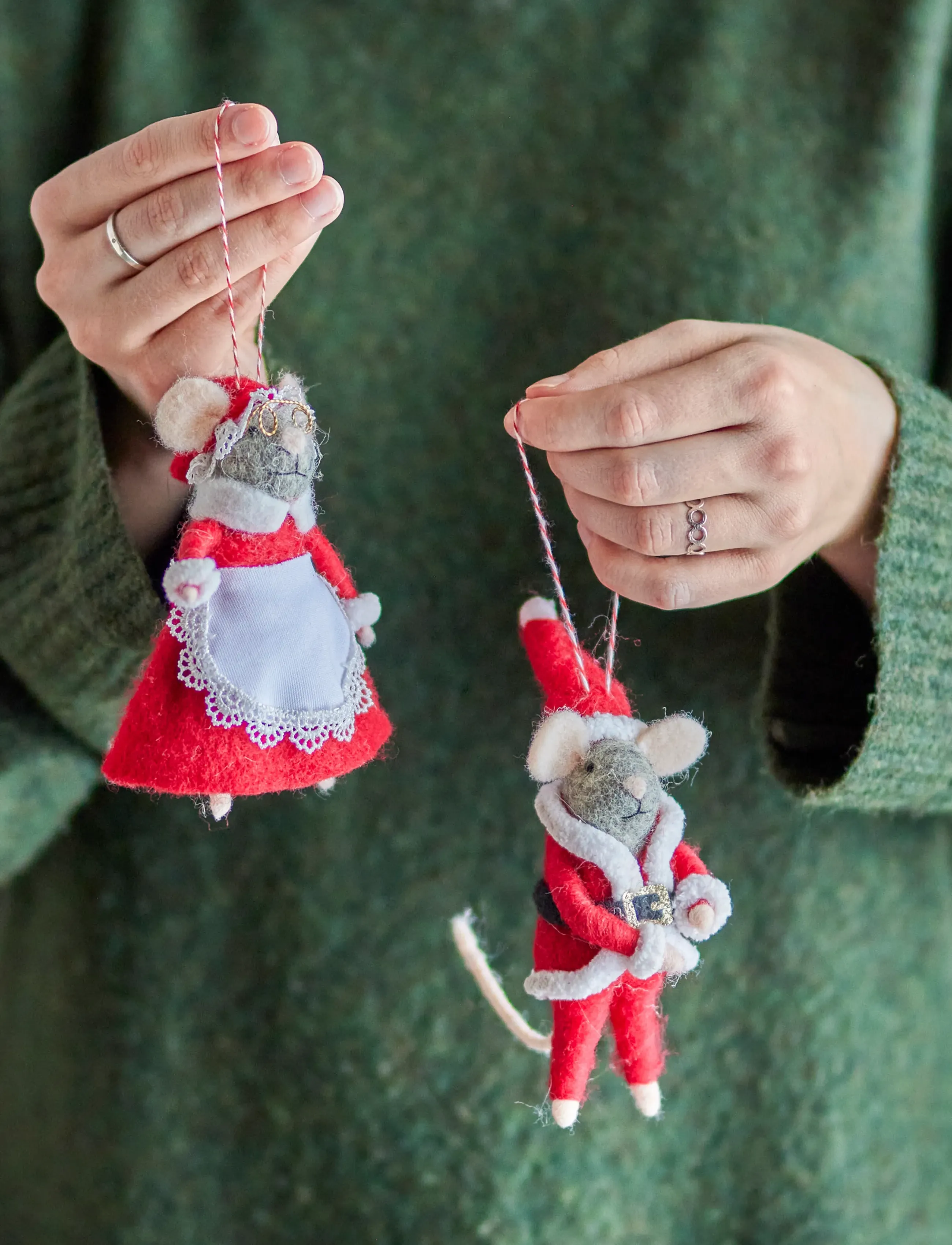 Bloomingville - Peo Ornament - red - 2