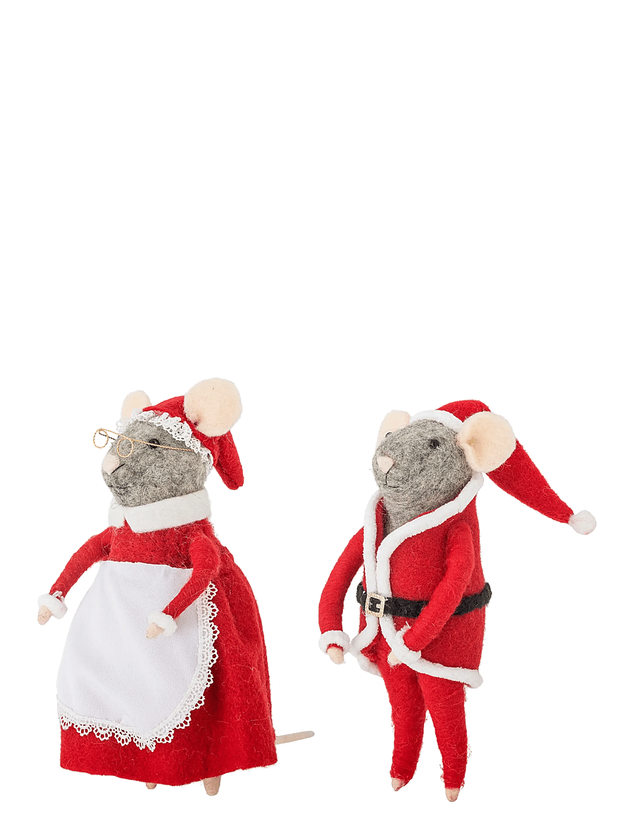 Bloomingville - Peo Ornament - weihnachtskugeln - red - 2