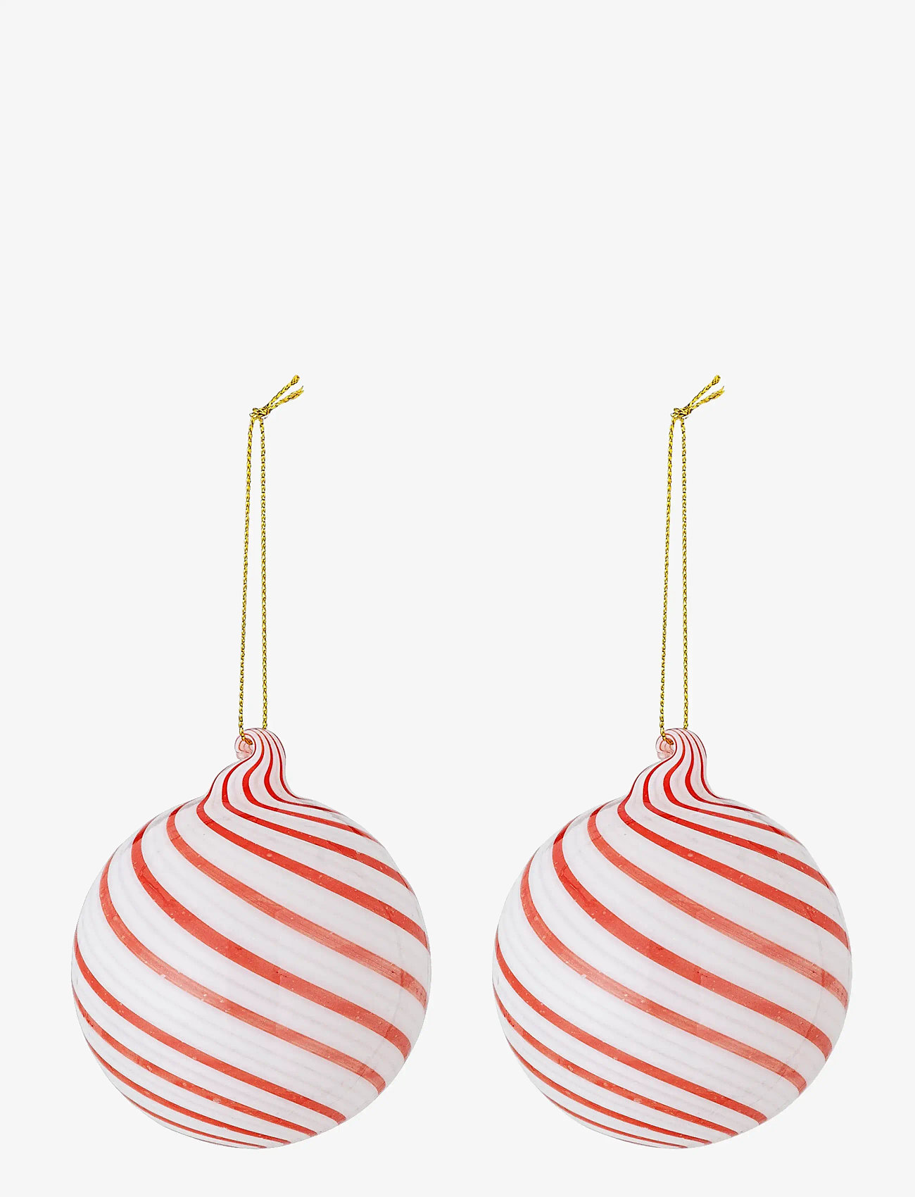 Bloomingville - Zwirl Ornament - red - 0