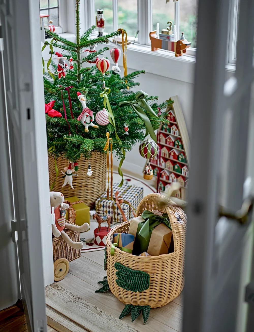 Bloomingville - Zwirl Ornament - köp efter pris - red - 1