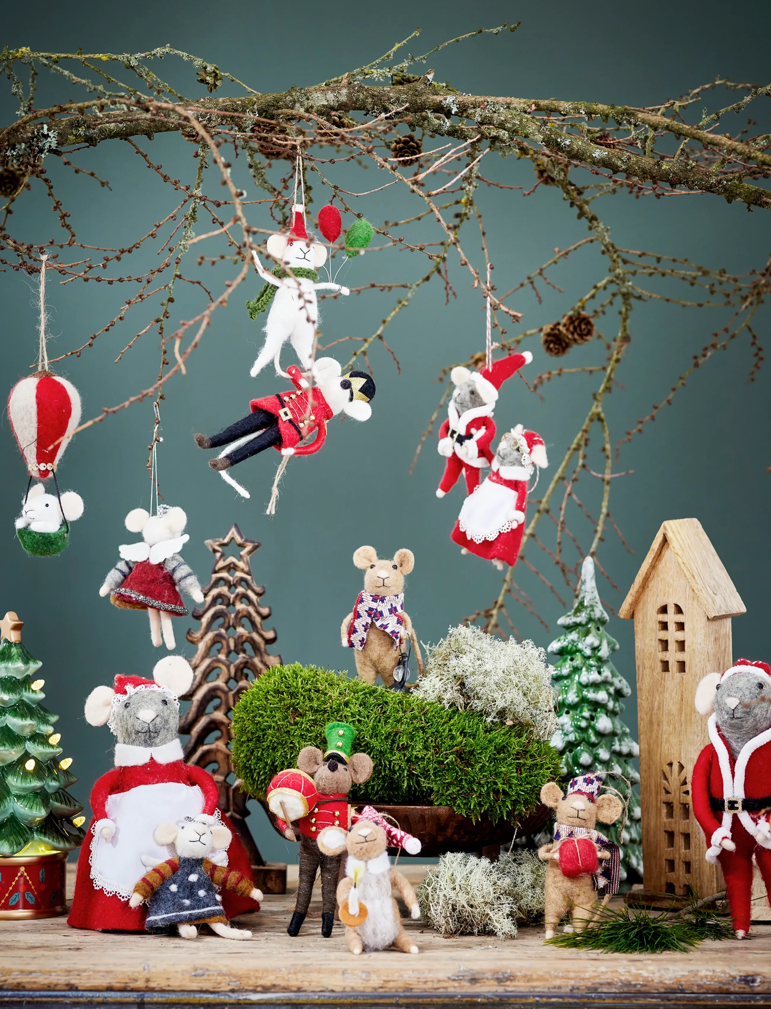 Bloomingville - Peo Ornament - weihnachtskugeln - white - 3