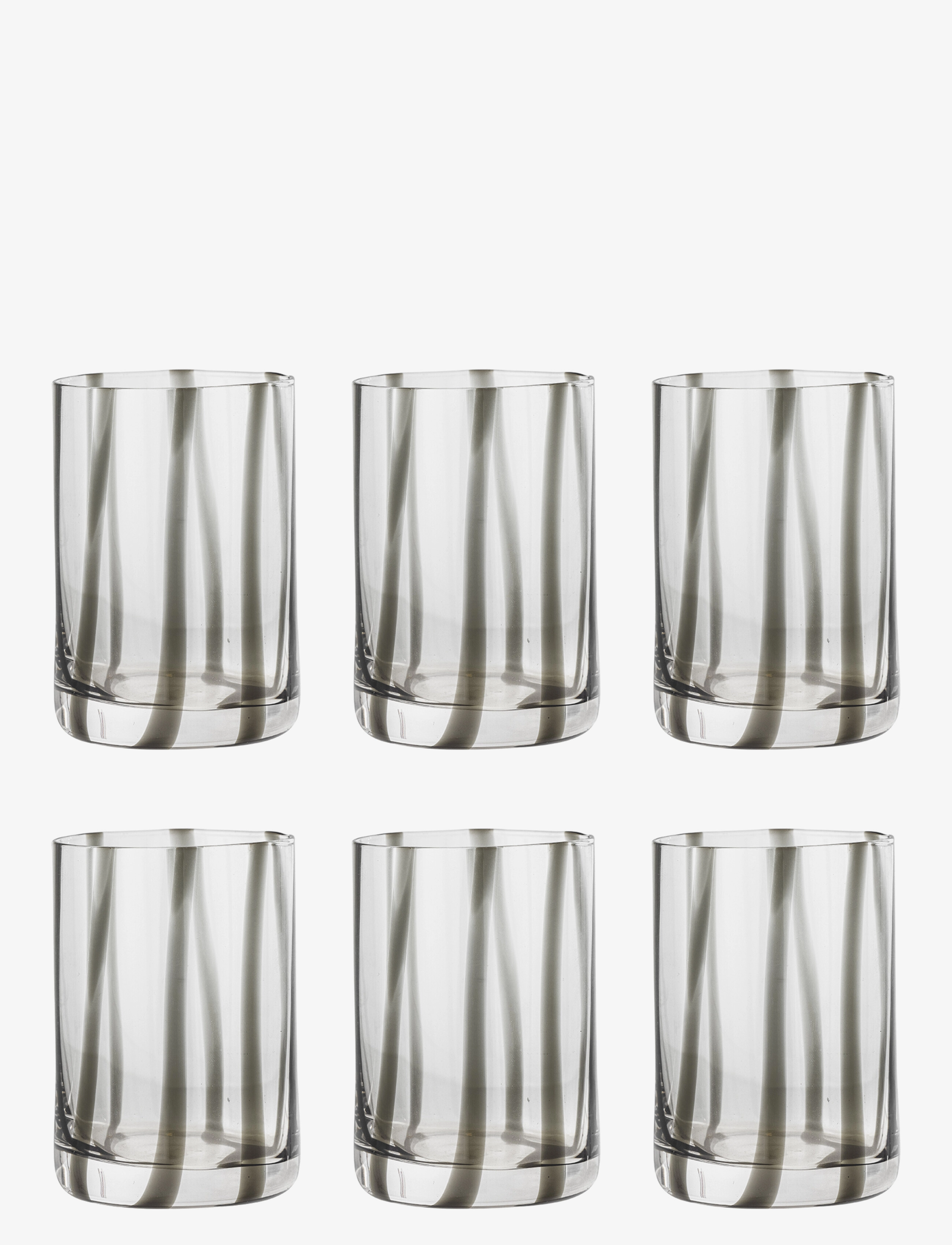 Bloomingville Silja Drinking Glass - Dricksglas - BLACK / black