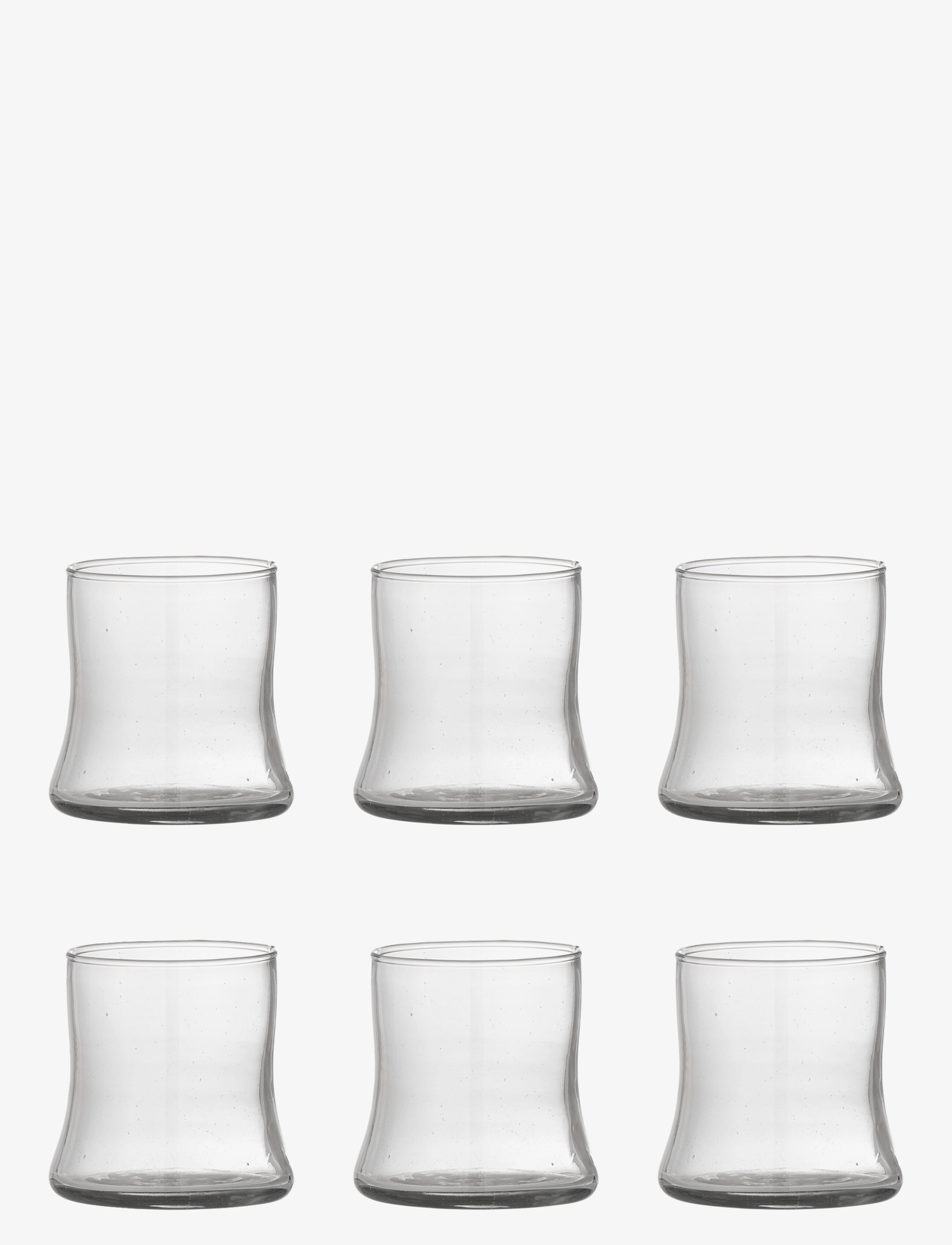 Bloomingville Florentine Drinking Glass, Ø9XH9 cm, Nude, Glas > Drikkeglas, Unisex