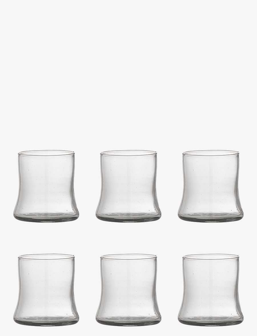 Bloomingville - Florentine Drinking Glass - trinkgläser - clear - 0