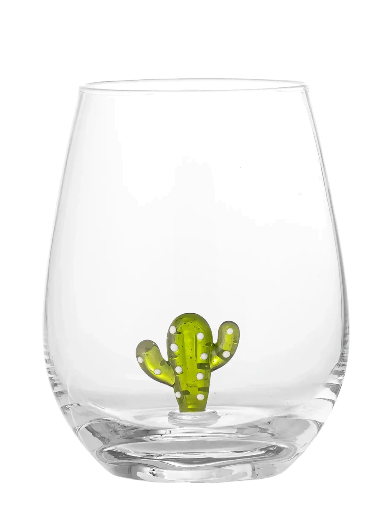 BLOOMINGVILLE Misa Drinking Glass, Clear, Glass CACTUS - 560 ML - Unisex