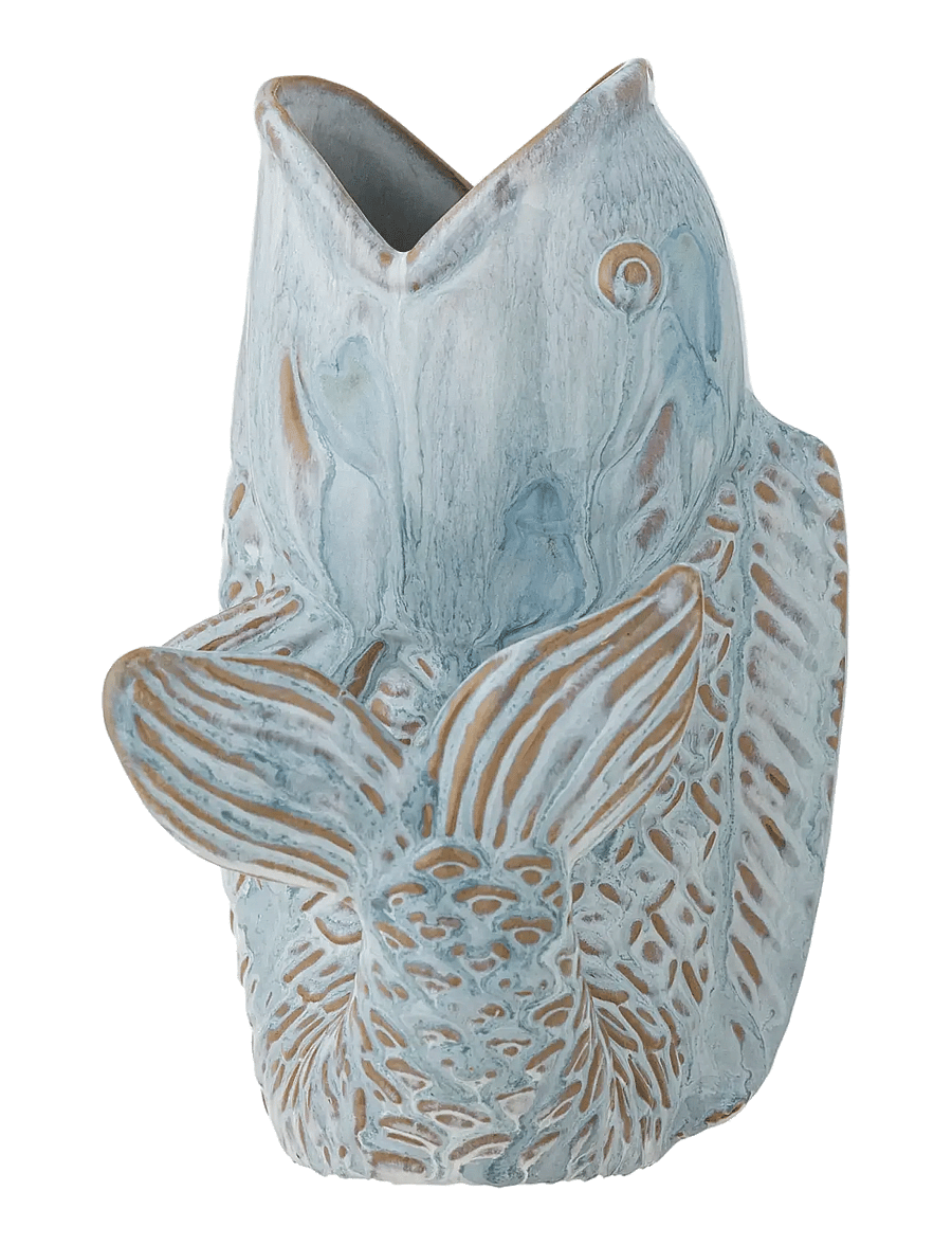 Bloomingville - Hiro Vase - geburtstagsgeschenke - blue - 1