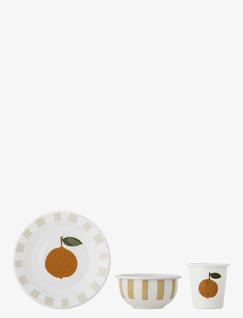 Bloomingville - Agnes Tableware Set - essgeschirr - orange - 0