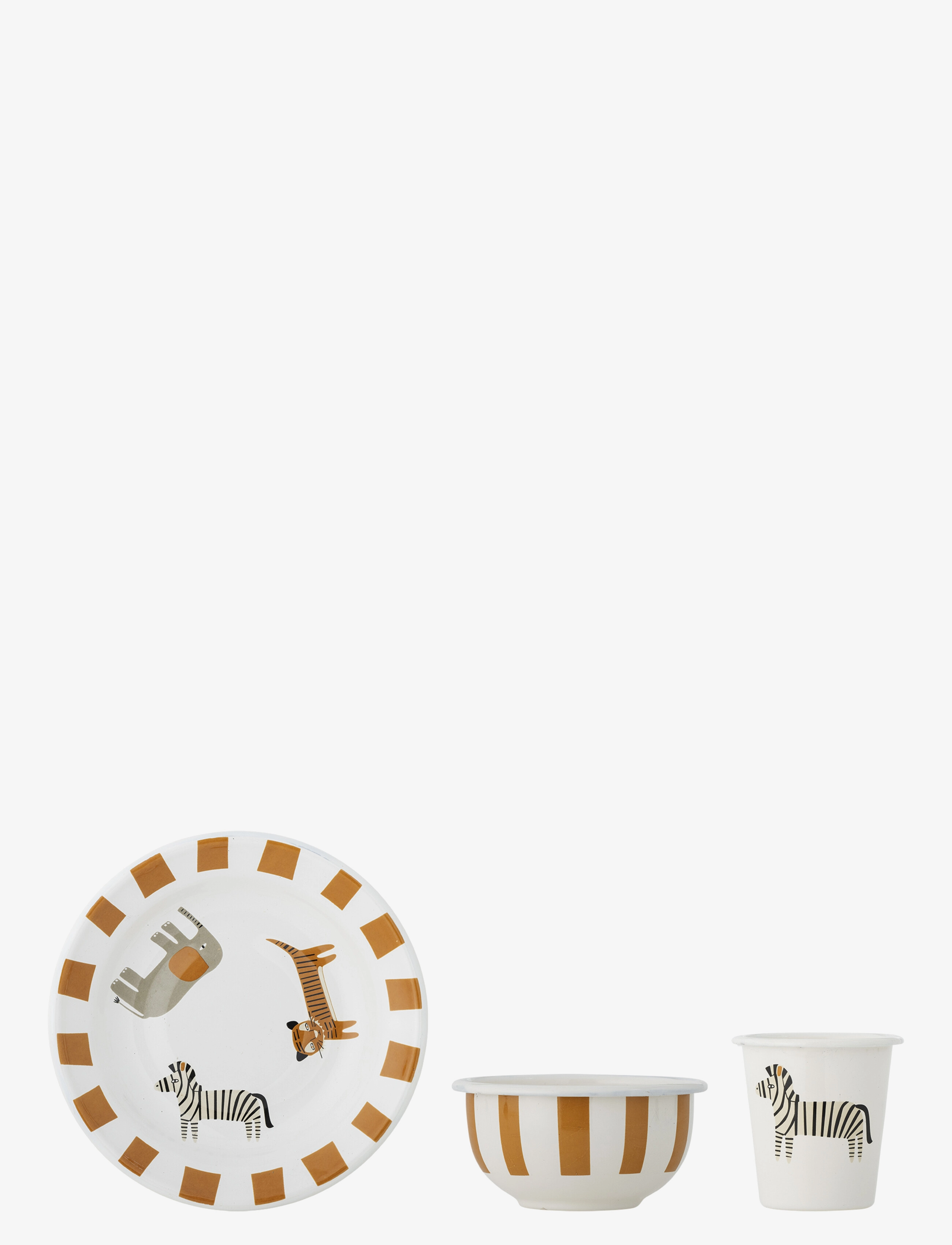 Bloomingville - Jesse Tableware Set - essgeschirr - orange - 1