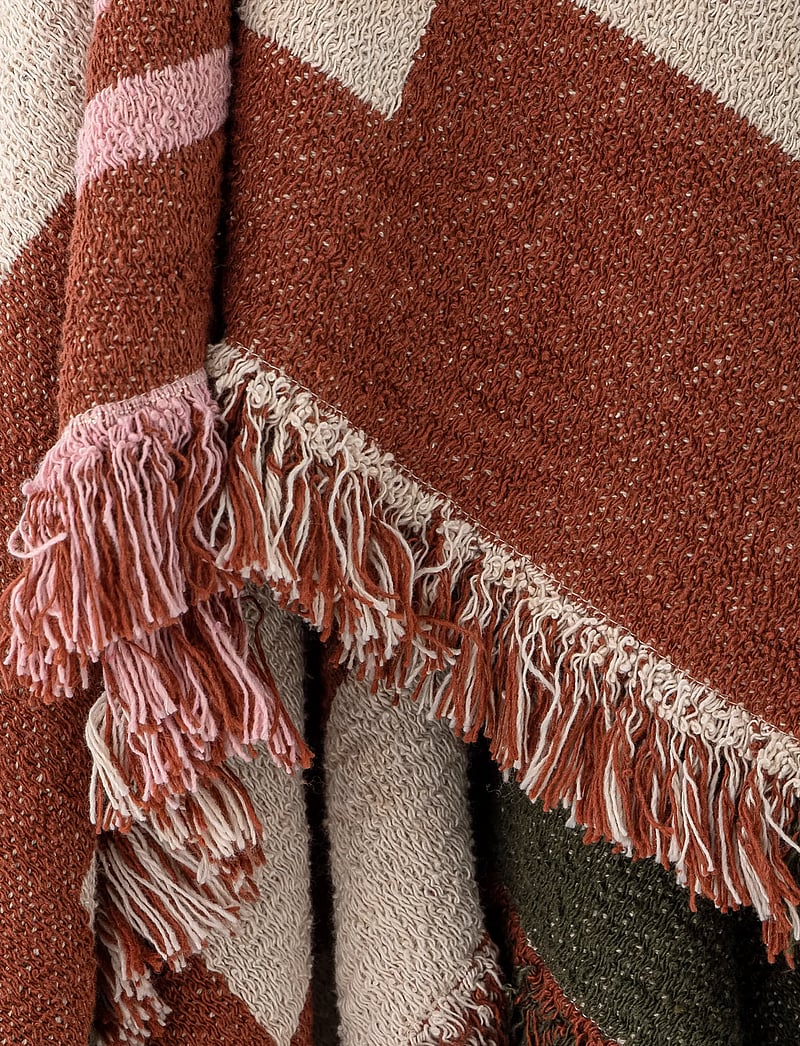 Bloomingville - York Throw, Brown, Recycled Cotton - köp efter pris - brown - 4