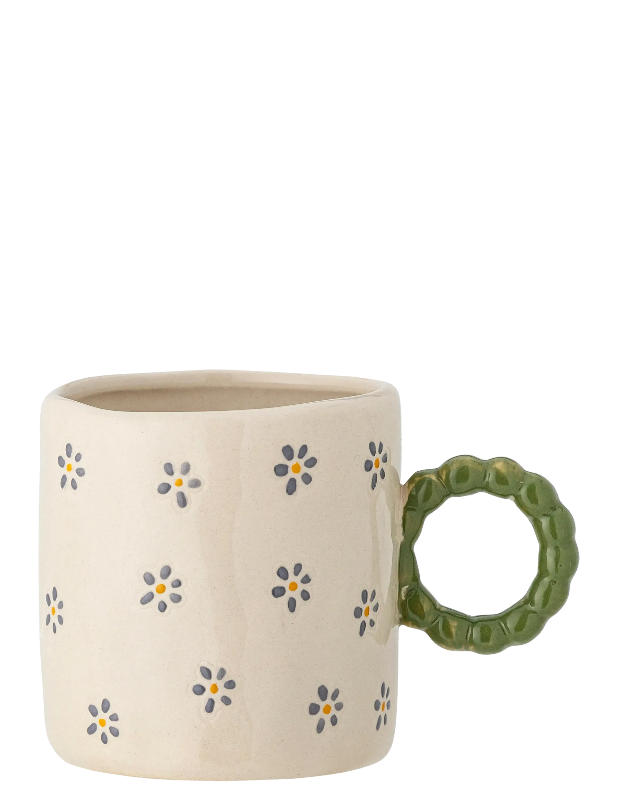 Bloomingville Dorthea Cup - Matdags - WHITE / white