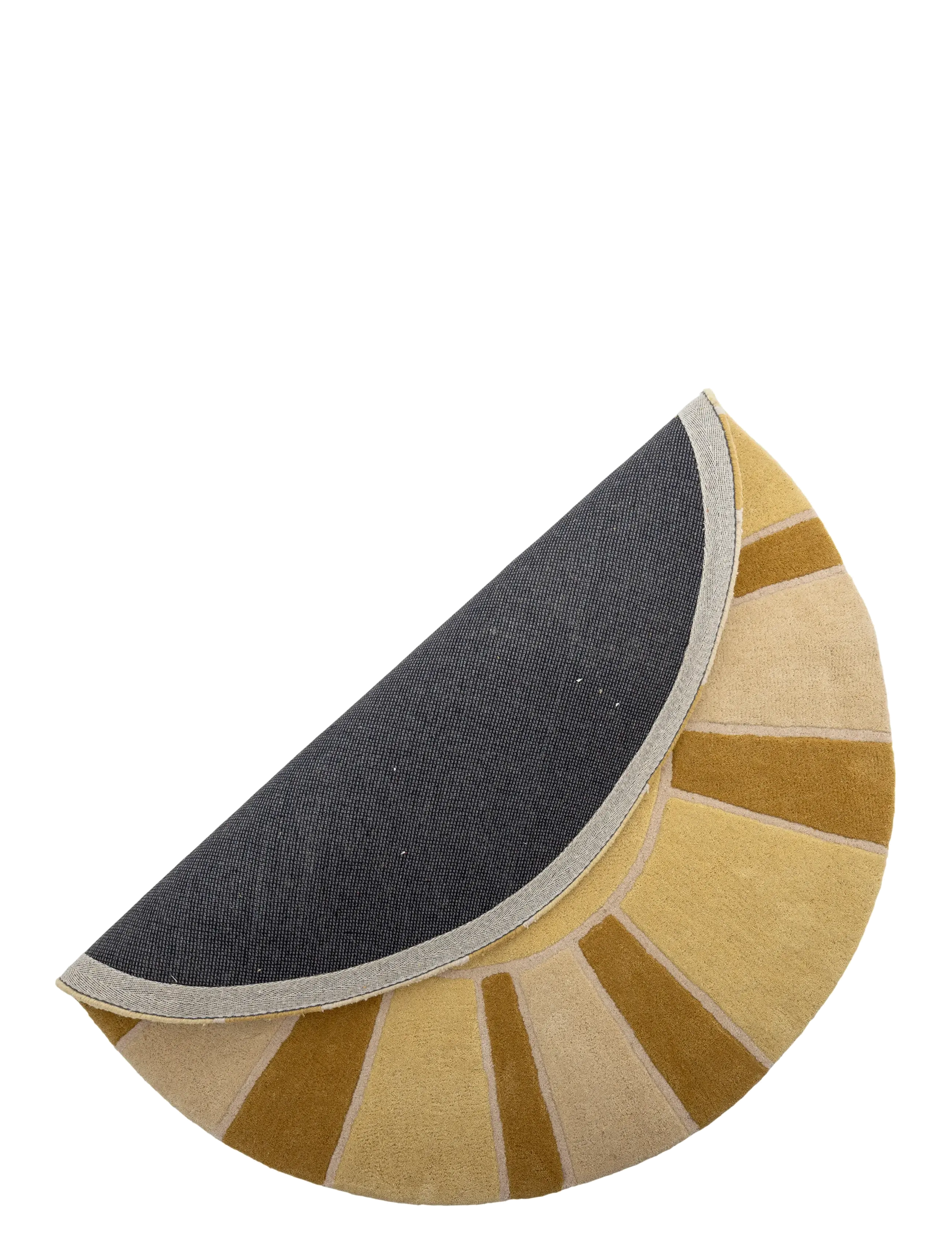 Bloomingville - Sun Rug - tapijten - yellow - 1