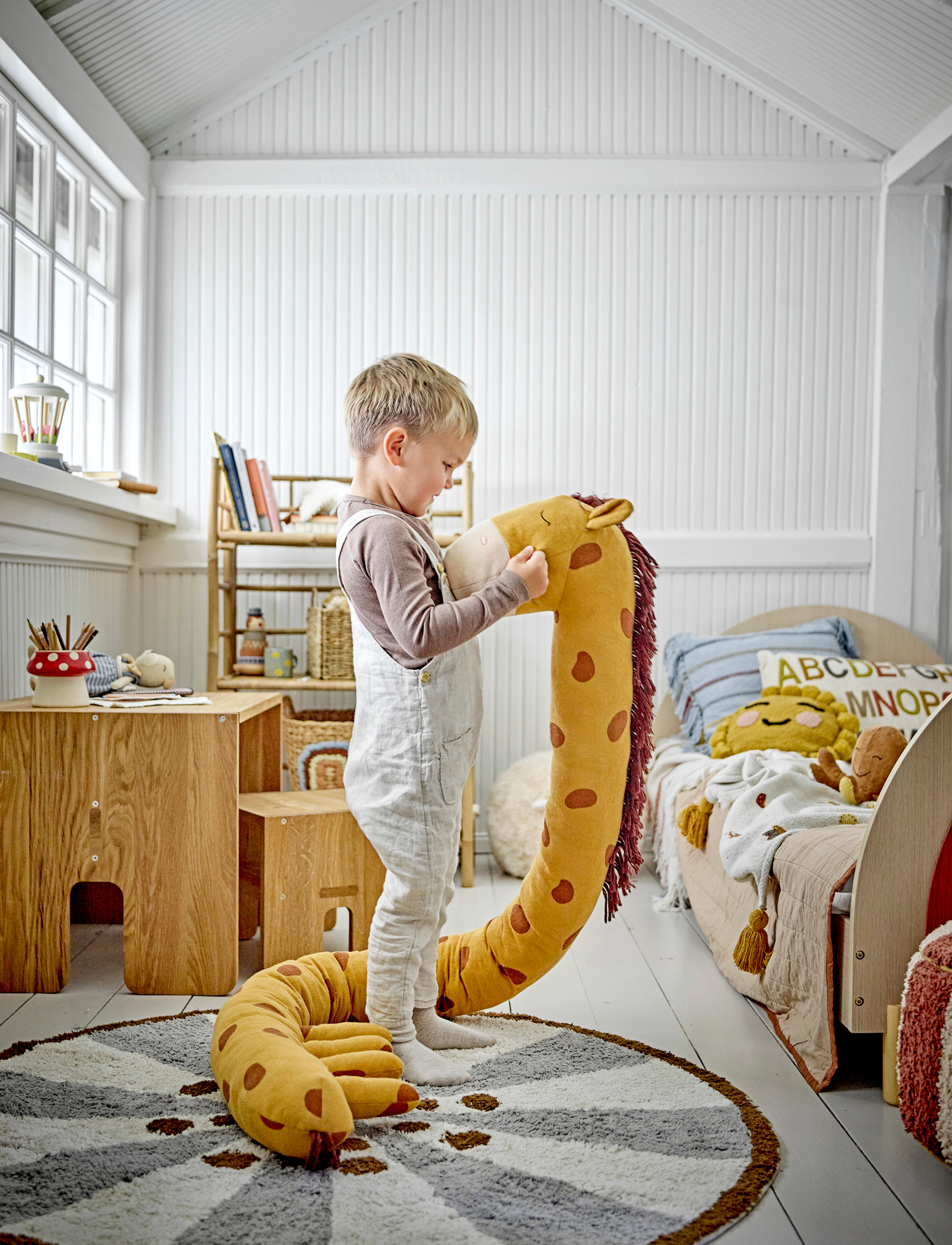 Bloomingville Ibber Soft Toy, Børn, Stuffed Dyr, Orange, Str: 12X184X30CM