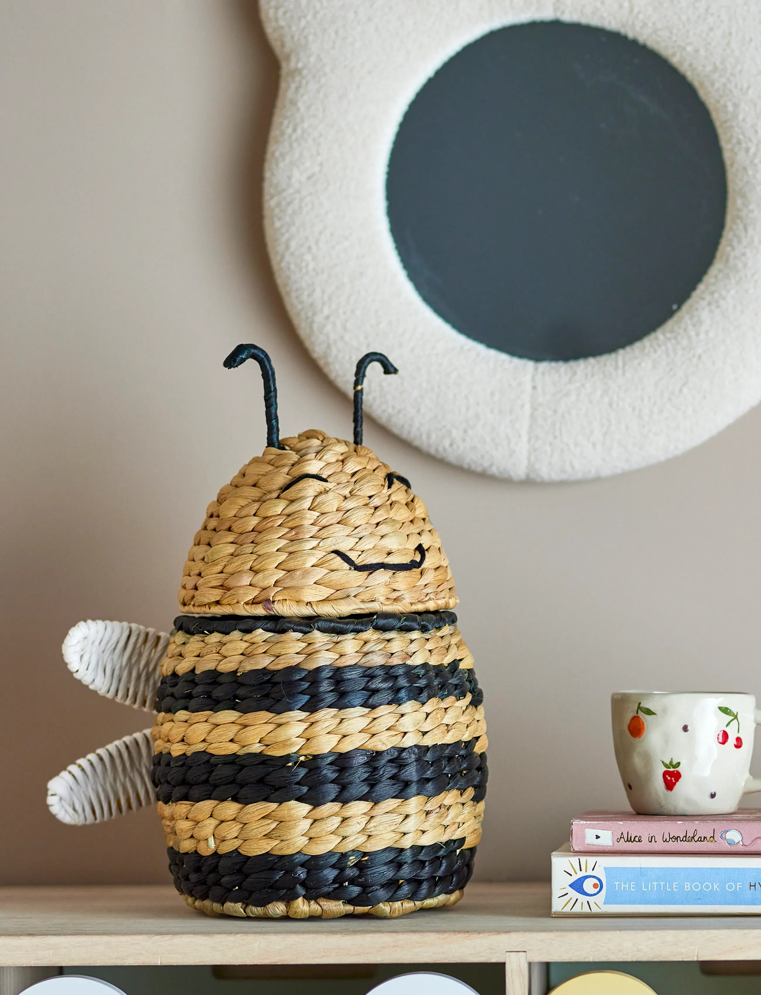 Bloomingville - Finn Basket w/Lid - black - 4