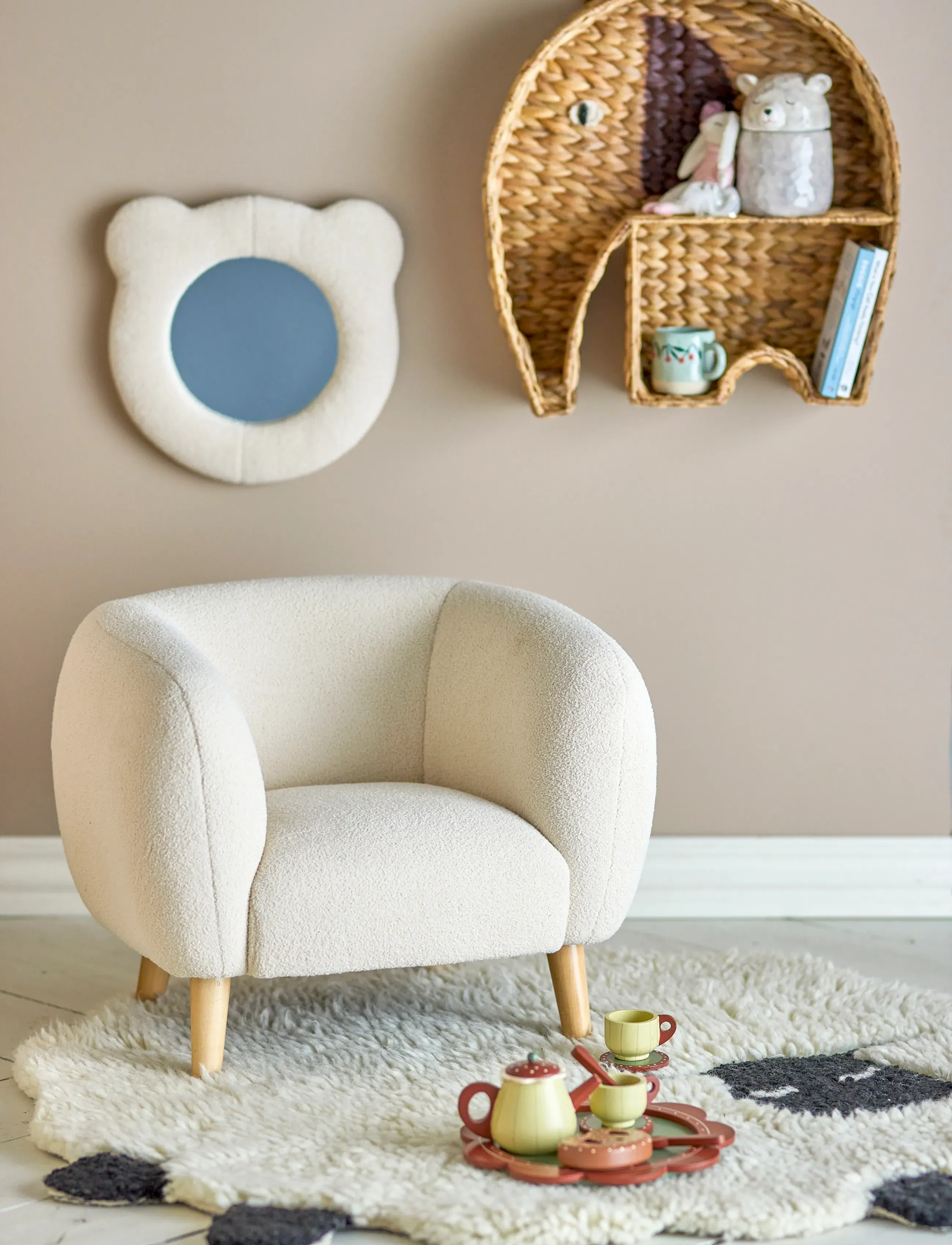 Bloomingville - Cade Lounge Chair - white - 5