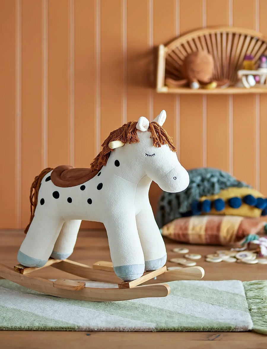 Bloomingville - Merlen Rocking Toy - geschenkideen - white - 5