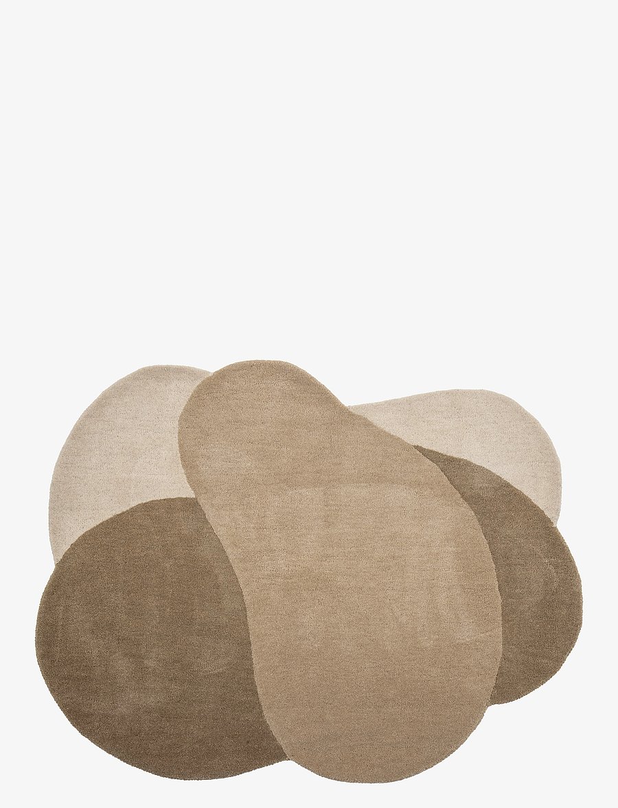 Bloomingville - Denton Rug - wool rugs - brown - 0