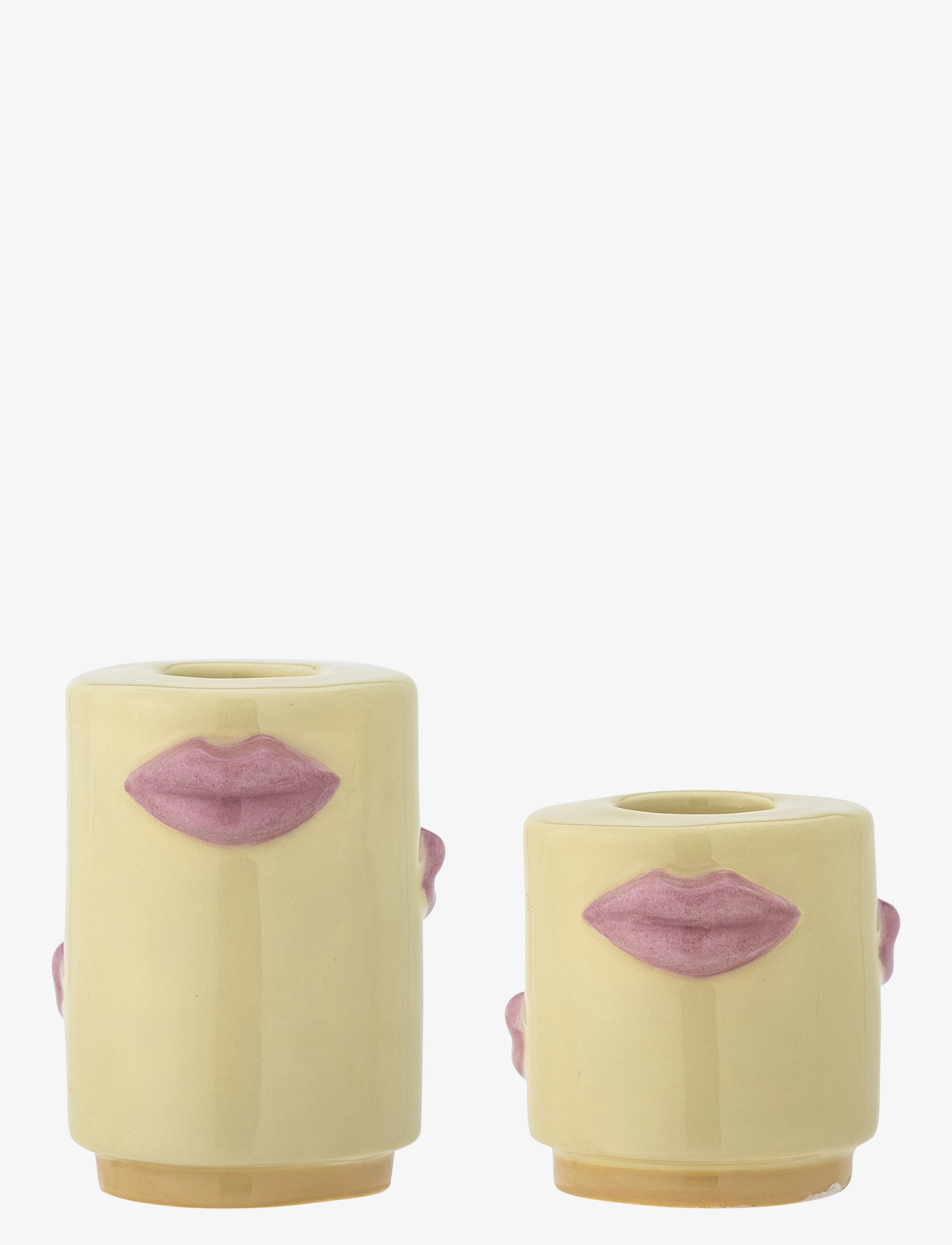 Bloomingville Sassy Candle Holder - 4 for 3 - YELLOW / yellow