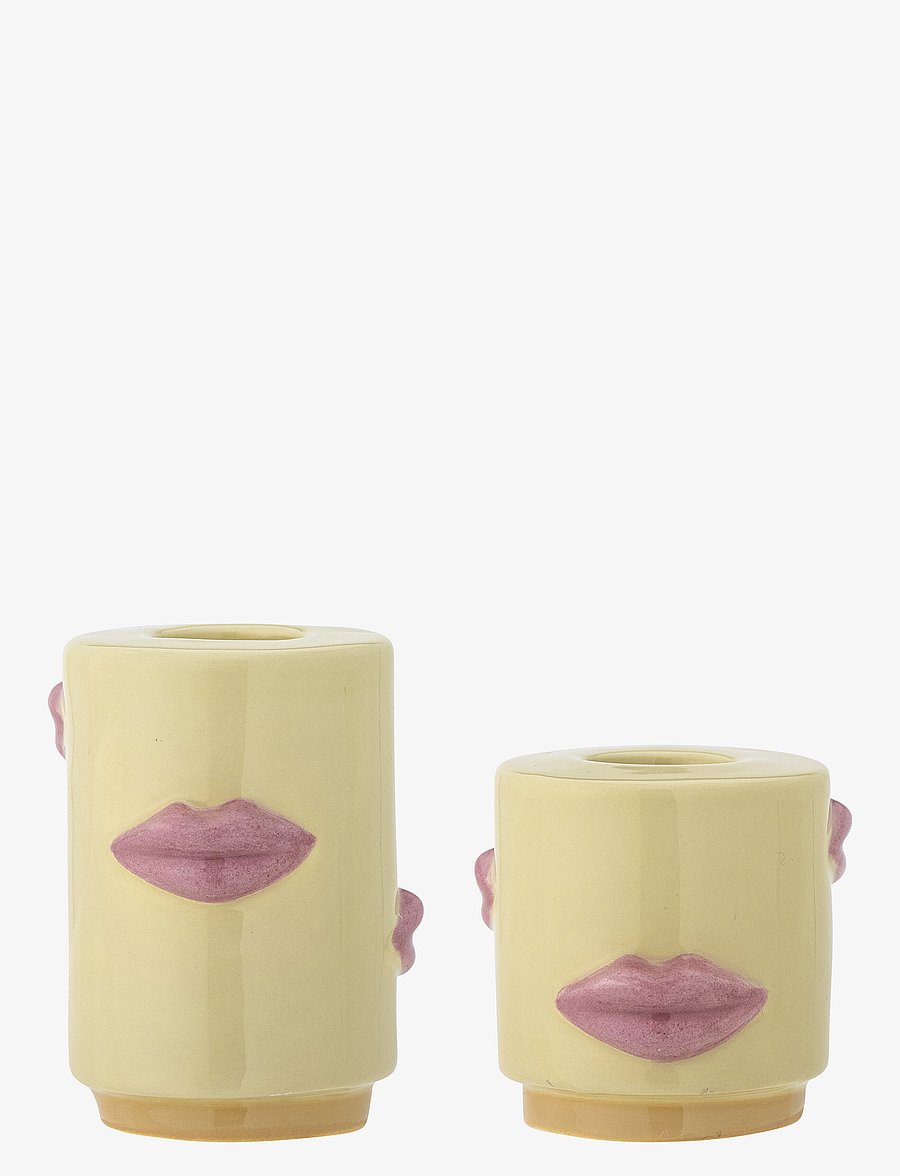 Bloomingville - Sassy Candle Holder - die niedrigsten preise - yellow - 1